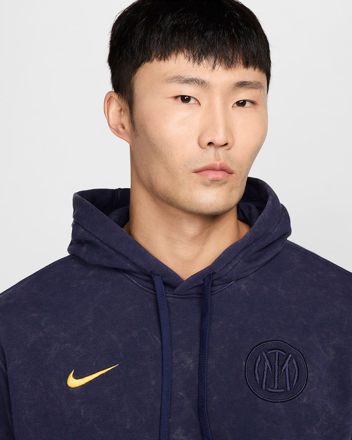 Nike Inter Milan Club Third Men's Soccer French Terry Pullover Hoodie