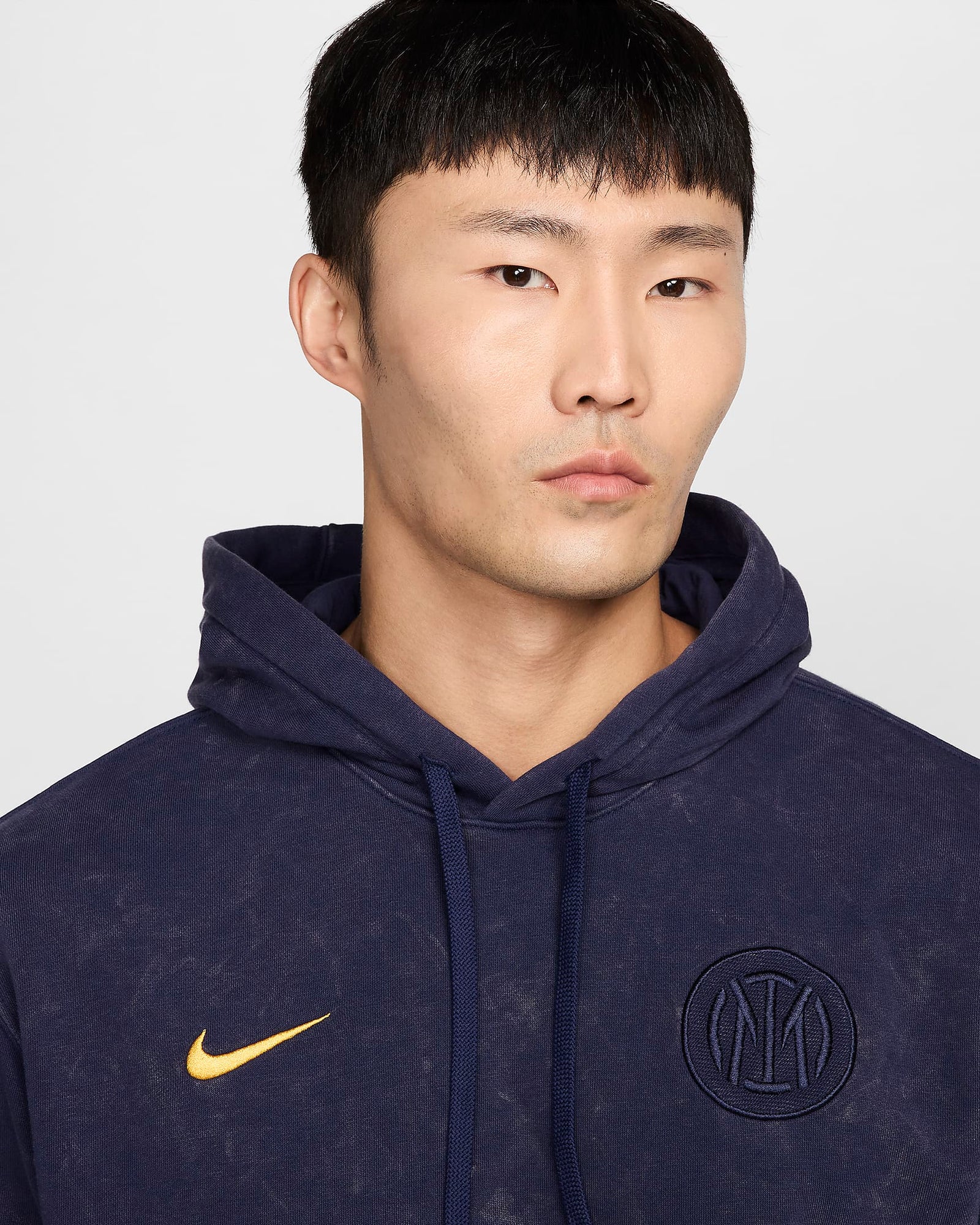 Nike Inter Milan Club Third Men's Soccer French Terry Pullover Hoodie