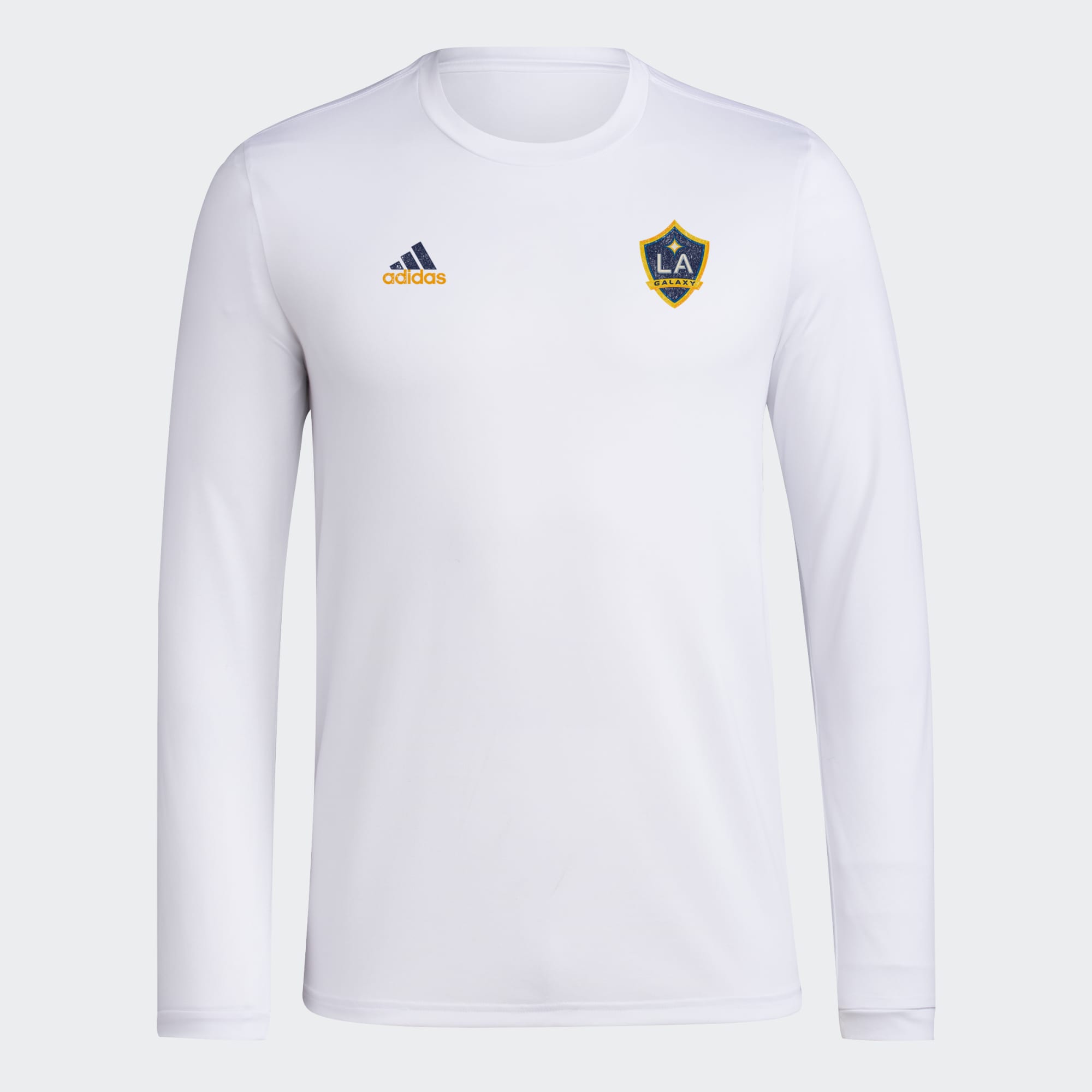 adidas LA Galaxy Men's Pregame Long Sleeve Tee - IP0990-ADIDAS by adidas | Available at Niky's Sports