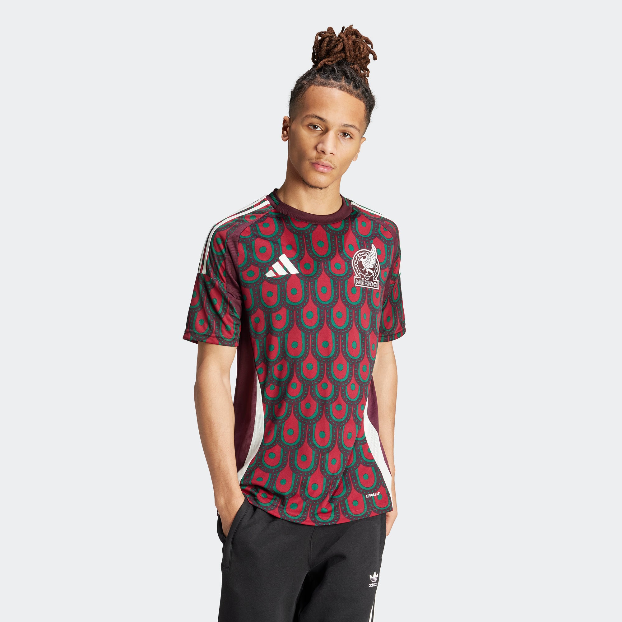 adidas Mexico Home Men's Stadium Jersey 2024 - IP6377-ADIDAS by adidas | Available at Niky's Sports