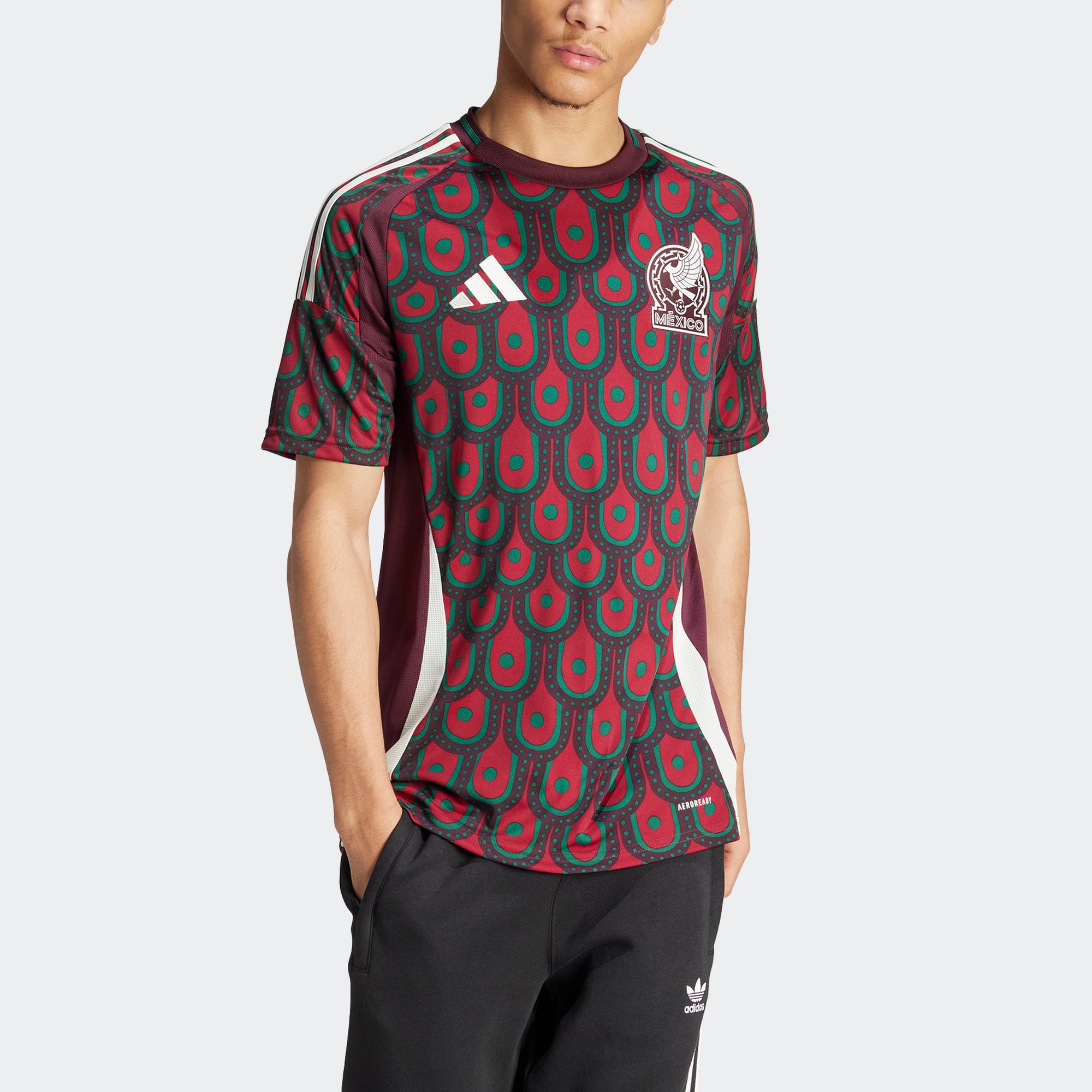 adidas Mexico Home Men's Stadium Jersey 2024 - IP6377-ADIDAS by adidas | Available at Niky's Sports