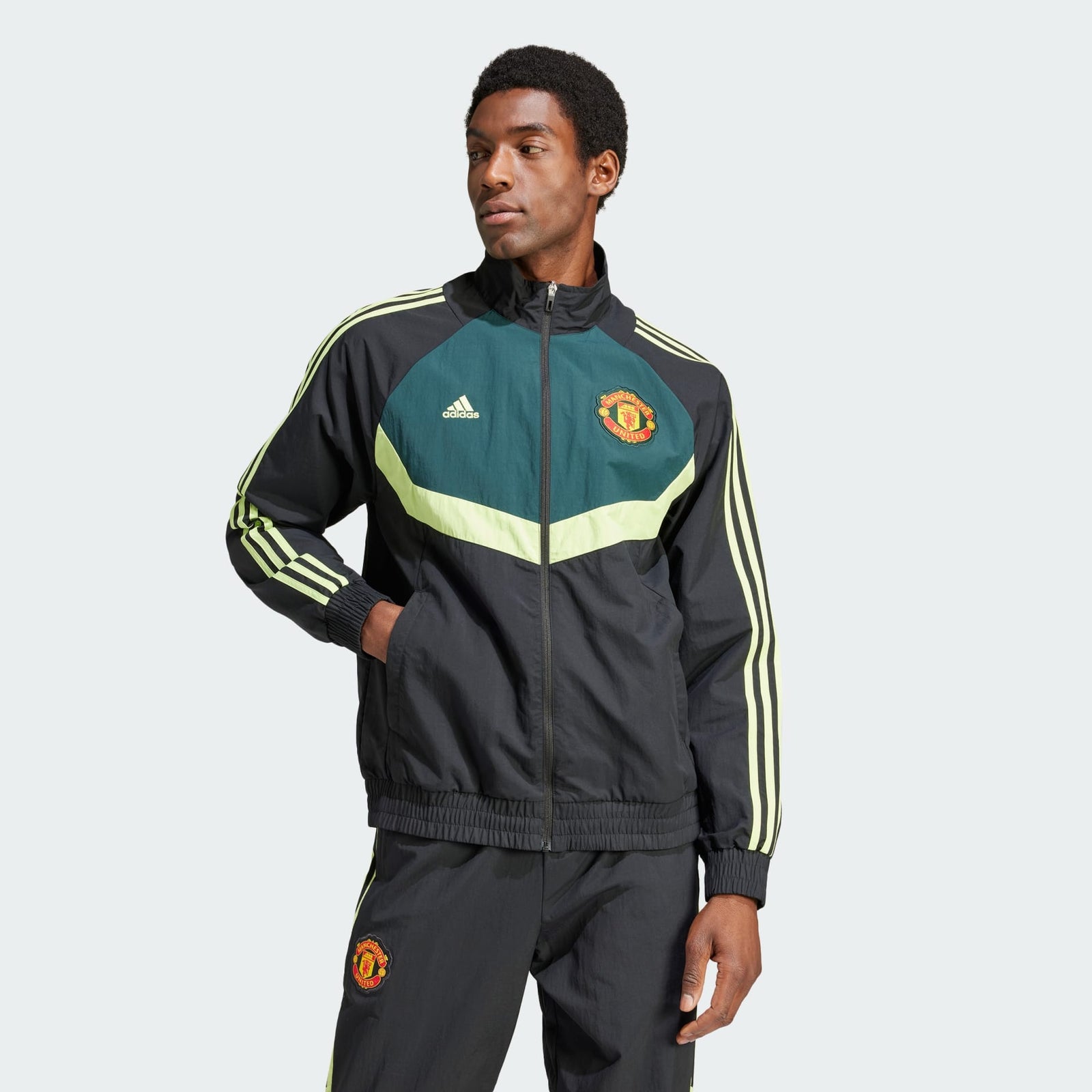 adidas MANCHESTER UNITED WOVEN TRACK TOP - IP9190-ADIDAS by adidas | Available at Niky's Sports