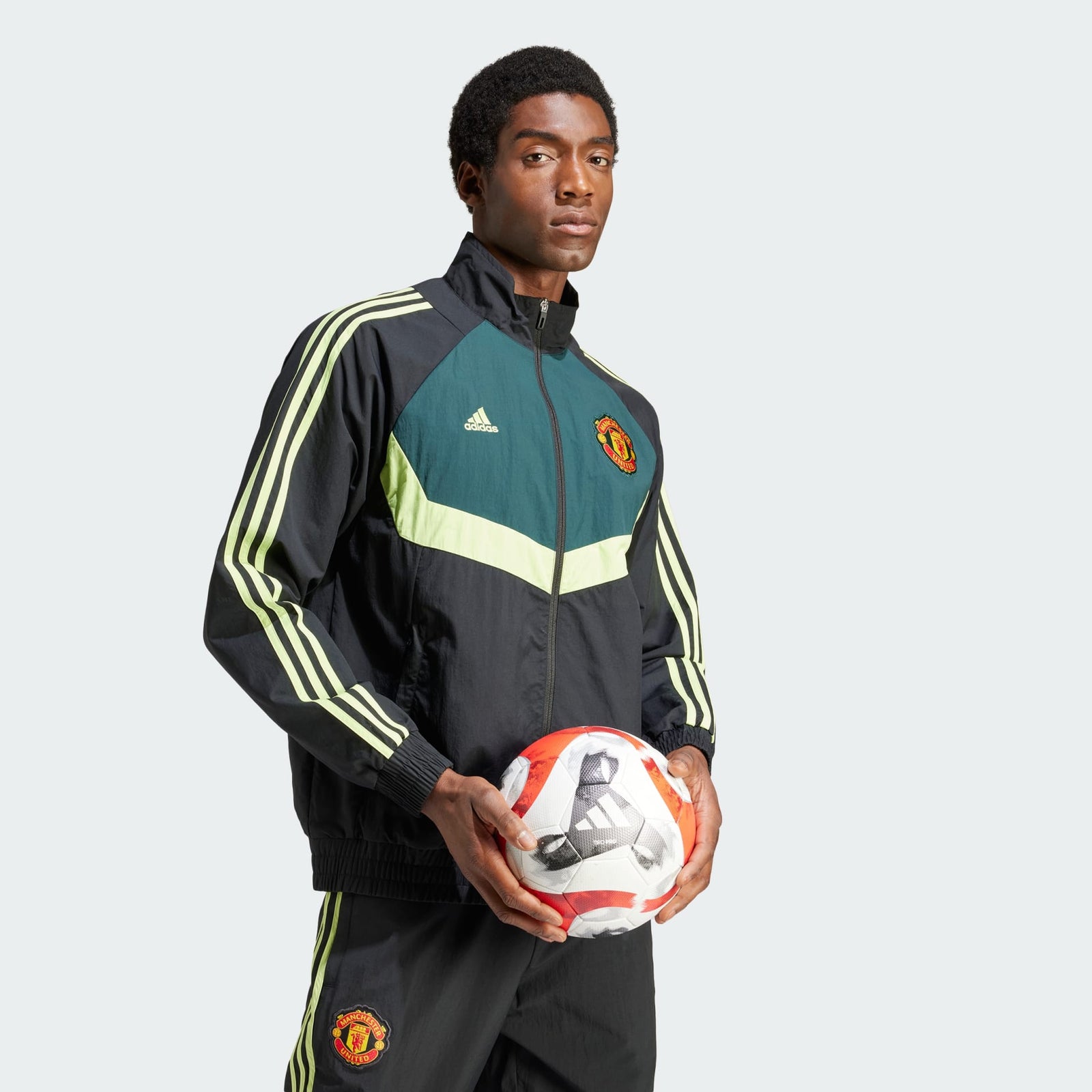 adidas MANCHESTER UNITED WOVEN TRACK TOP - IP9190-ADIDAS by adidas | Available at Niky's Sports
