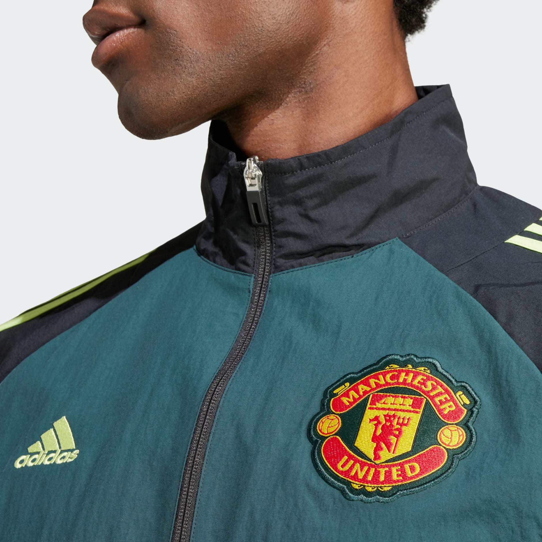 adidas MANCHESTER UNITED WOVEN TRACK TOP - IP9190-ADIDAS by adidas | Available at Niky's Sports