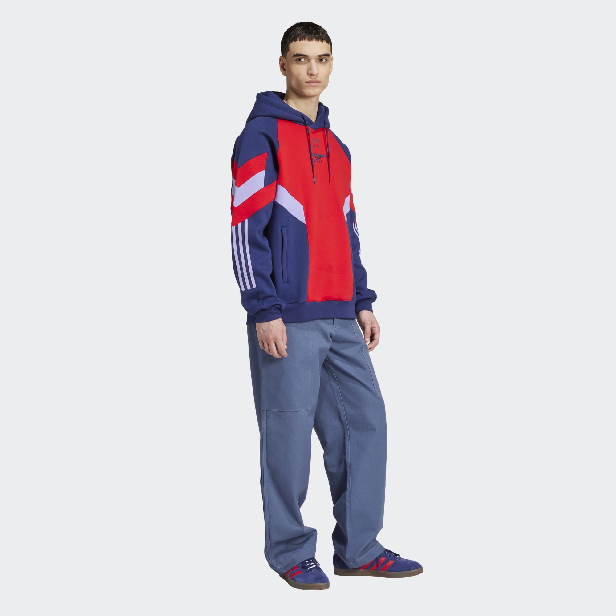 Arsenal retro hoodie hotsell