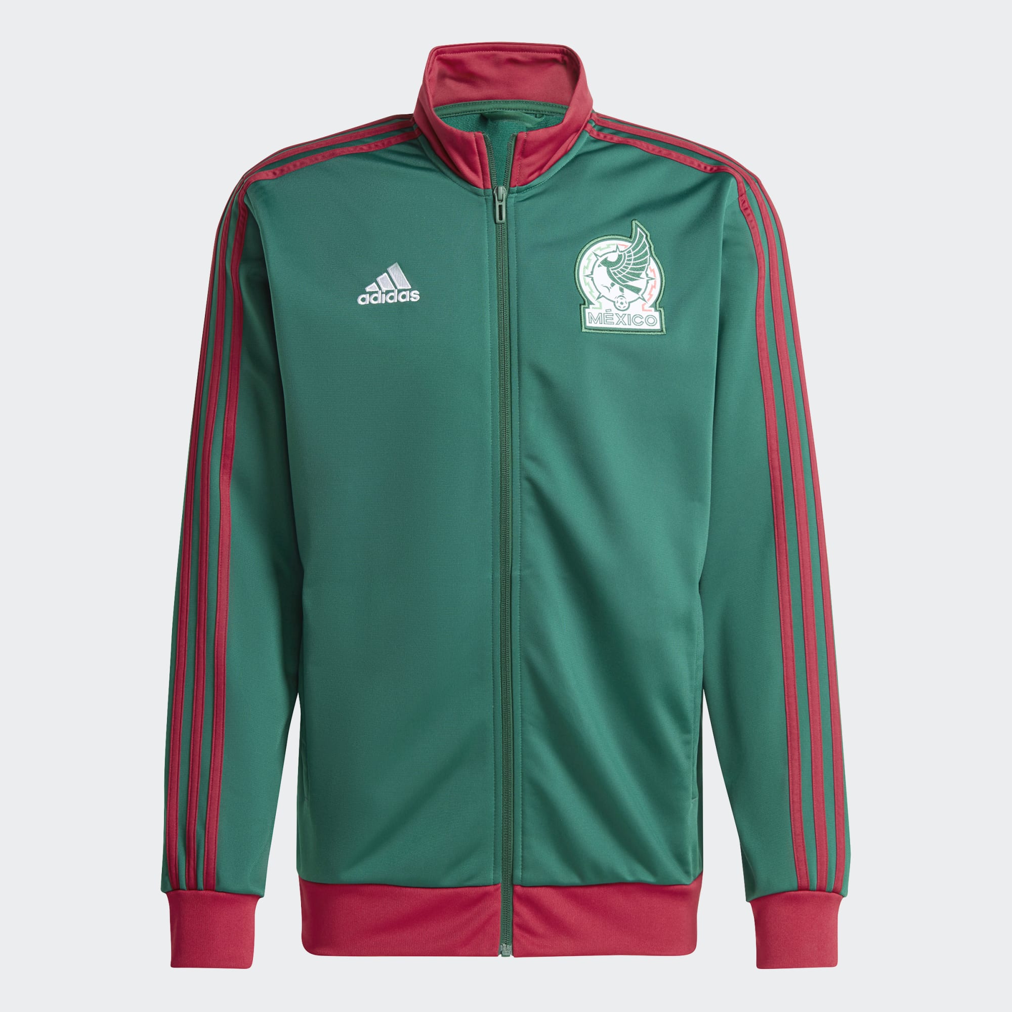 Adidas mexico 3 stripe track jacket 2018 deals