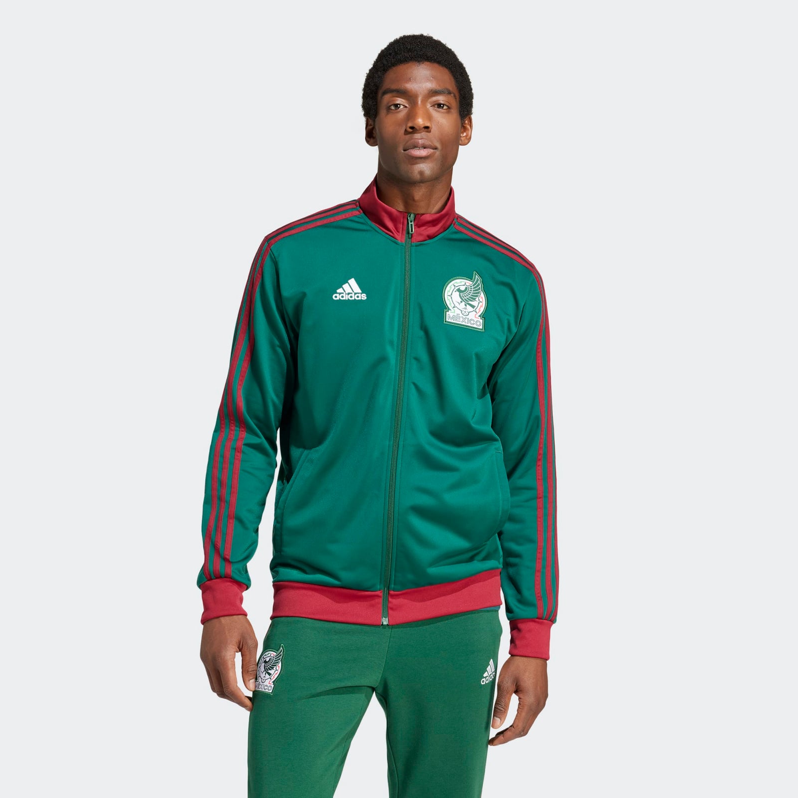 adidas Mexico Adicolor 3-Stripe DNA Track Top - IT9683-ADIDAS by adidas | Available at Niky's Sports