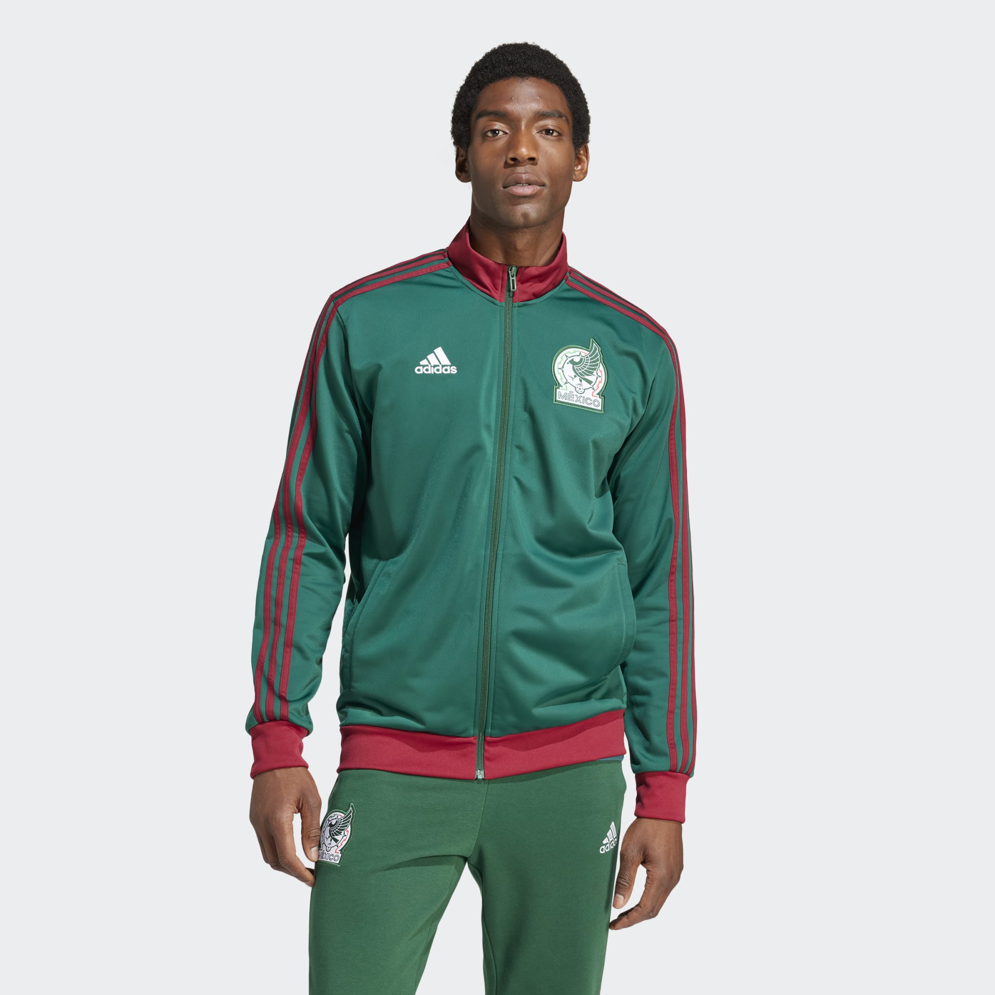 adidas Mexico Adicolor 3-Stripe DNA Track Top - IT9683-ADIDAS by adidas | Available at Niky's Sports