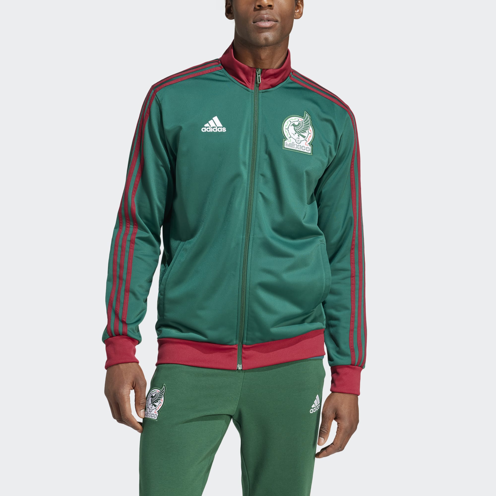 adidas Mexico Adicolor 3-Stripe DNA Track Top - IT9683-ADIDAS by adidas | Available at Niky's Sports