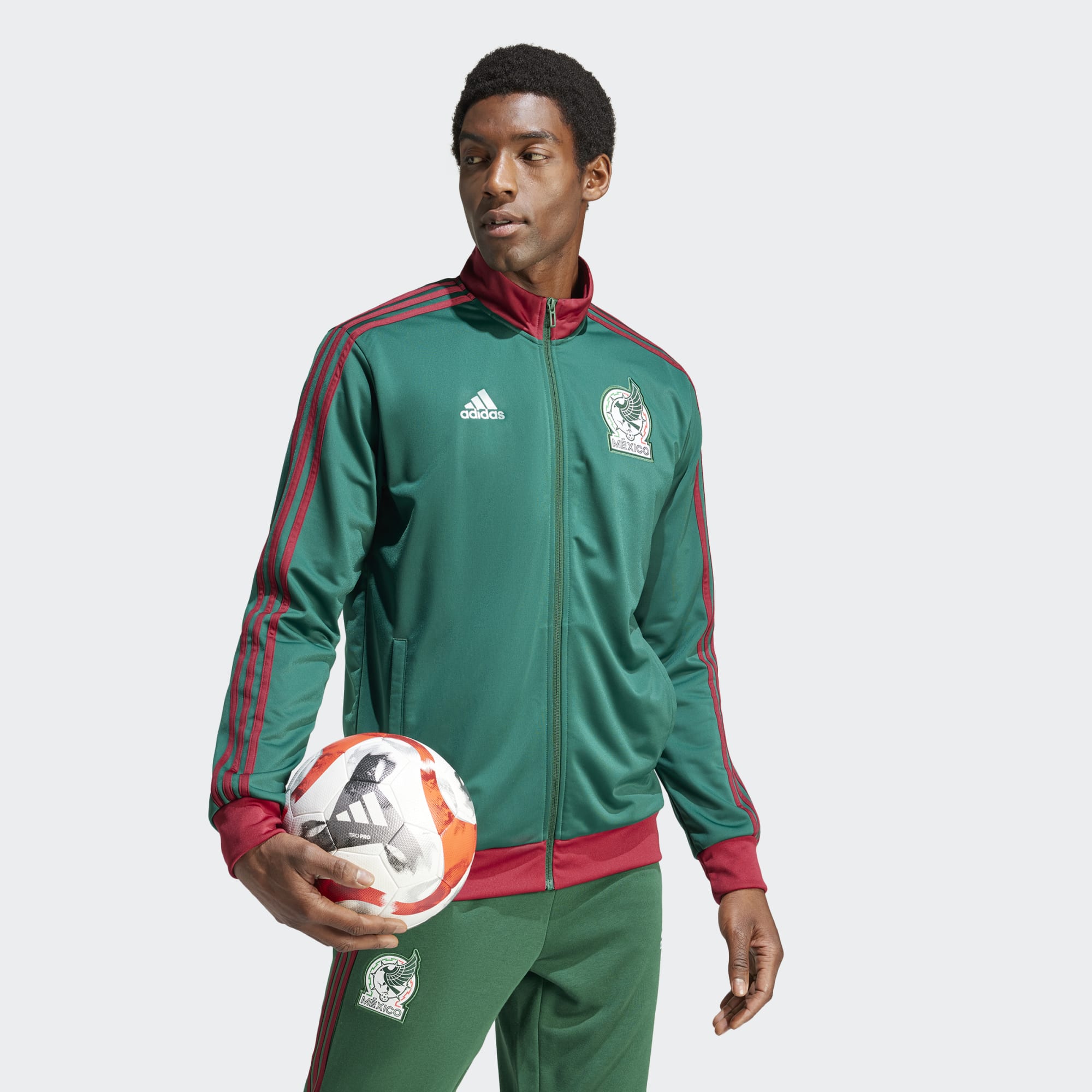 adidas Mexico Adicolor 3-Stripe DNA Track Top - IT9683-ADIDAS by adidas | Available at Niky's Sports