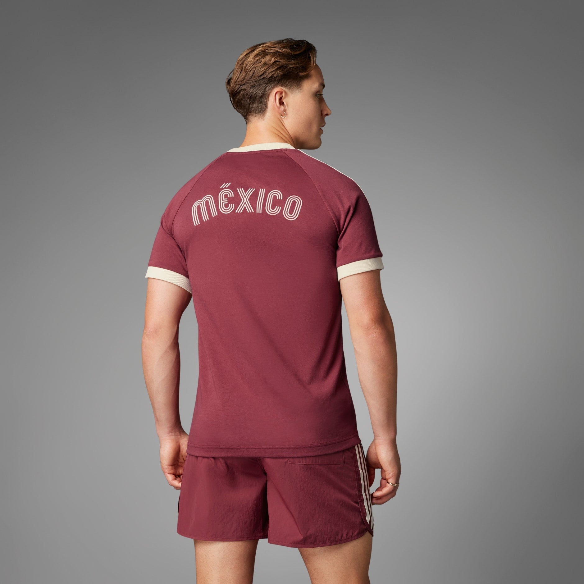 adidas Mexico Adicolor 3-Stripe Men's Tee - IU2177-ADIDAS by adidas | Available at Niky's Sports
