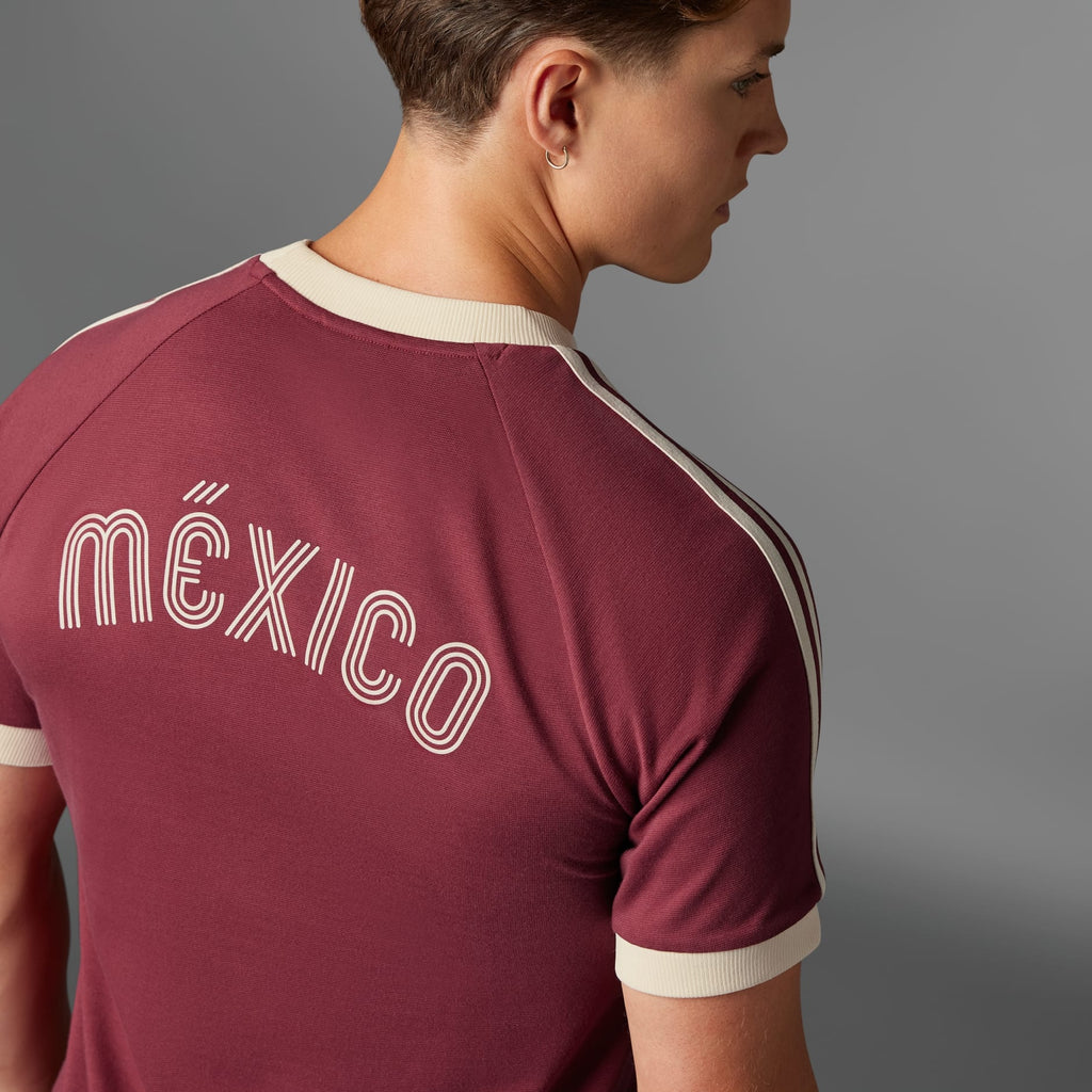 adidas Mexico Adicolor 3-Stripe Men's Tee - IU2177-ADIDAS by adidas | Available at Niky's Sports