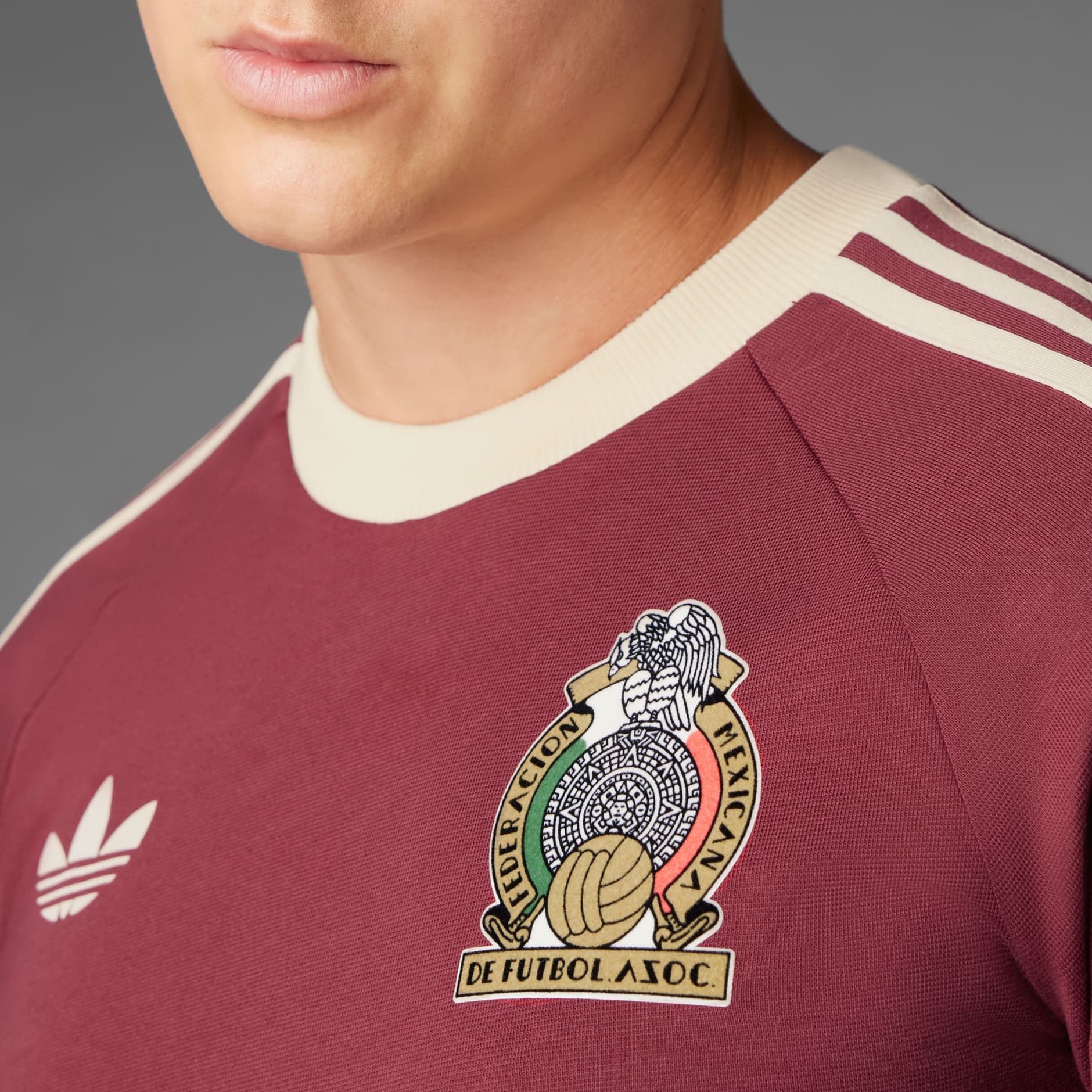 adidas Mexico Adicolor 3-Stripe Men's Tee - IU2177-ADIDAS by adidas | Available at Niky's Sports