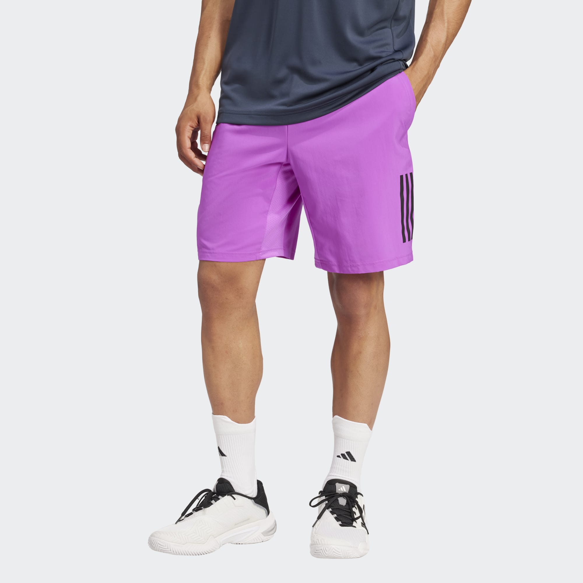 adidas Club 3 Stripe Short - IZ3230-ADIDAS by adidas | Available at Niky's Sports