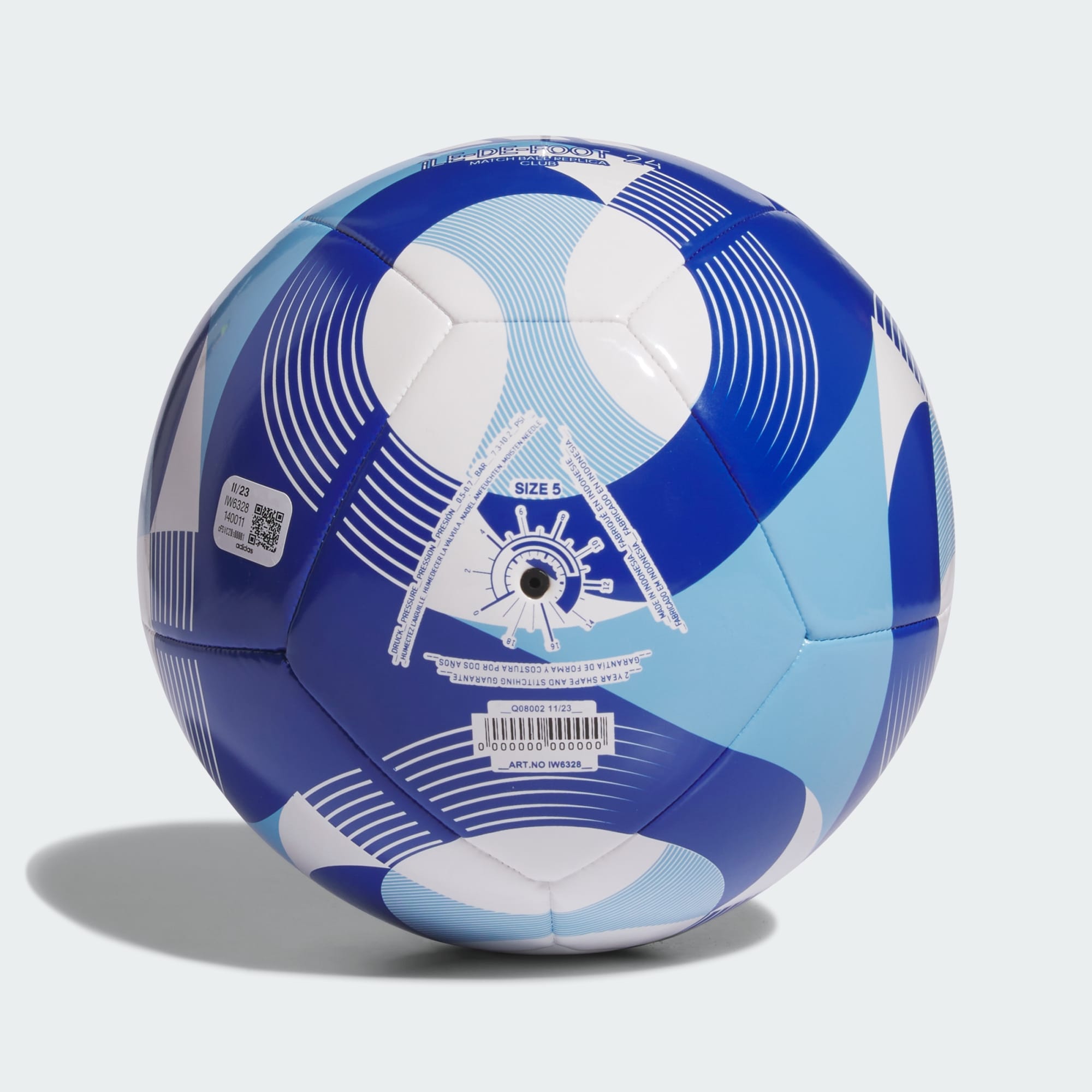 adidas ÎLE-DE-FOOT 24 CLUB SOCCER BALL - IW6328-ADIDAS by adidas | Available at Niky's Sports