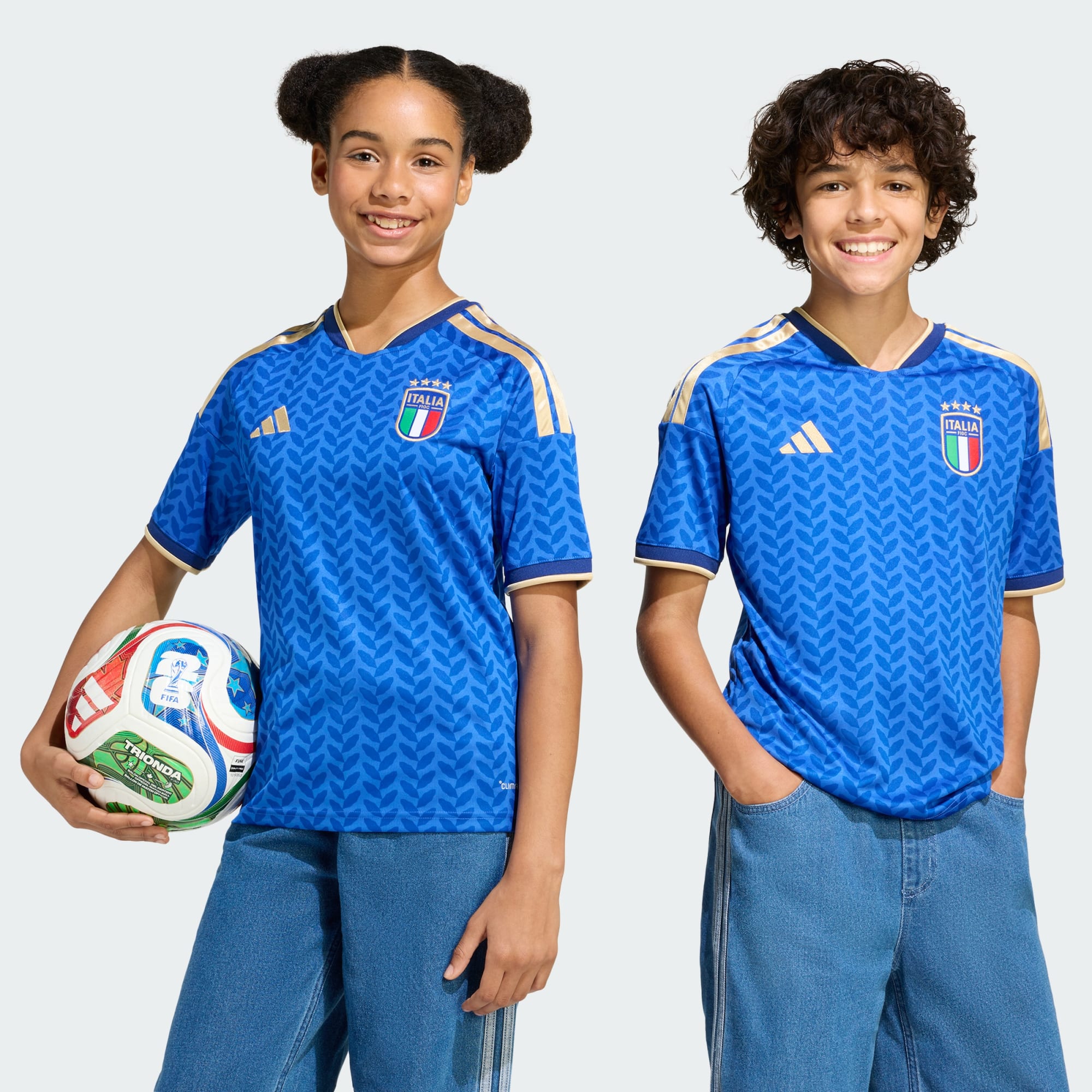 adidas Italy 26 Home Kids Jersey