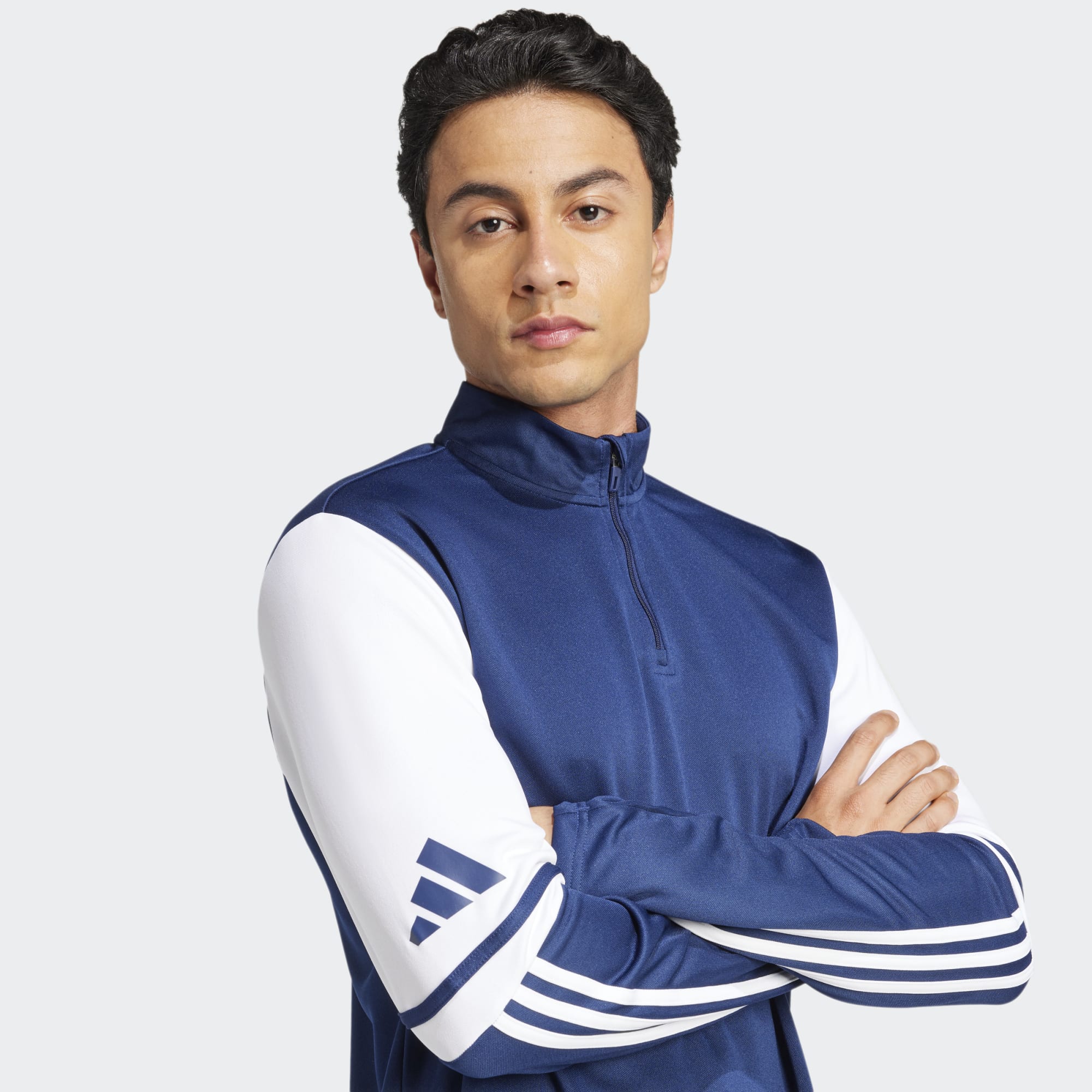 adidas Squadra 25 1/4 Zip Training Top Navy - Men's