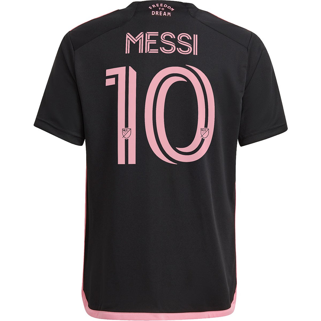 adidas Inter Miami Away Messi Youth Soccer Jersey - JE2009-ADIDAS by adidas | Available at Niky's Sports