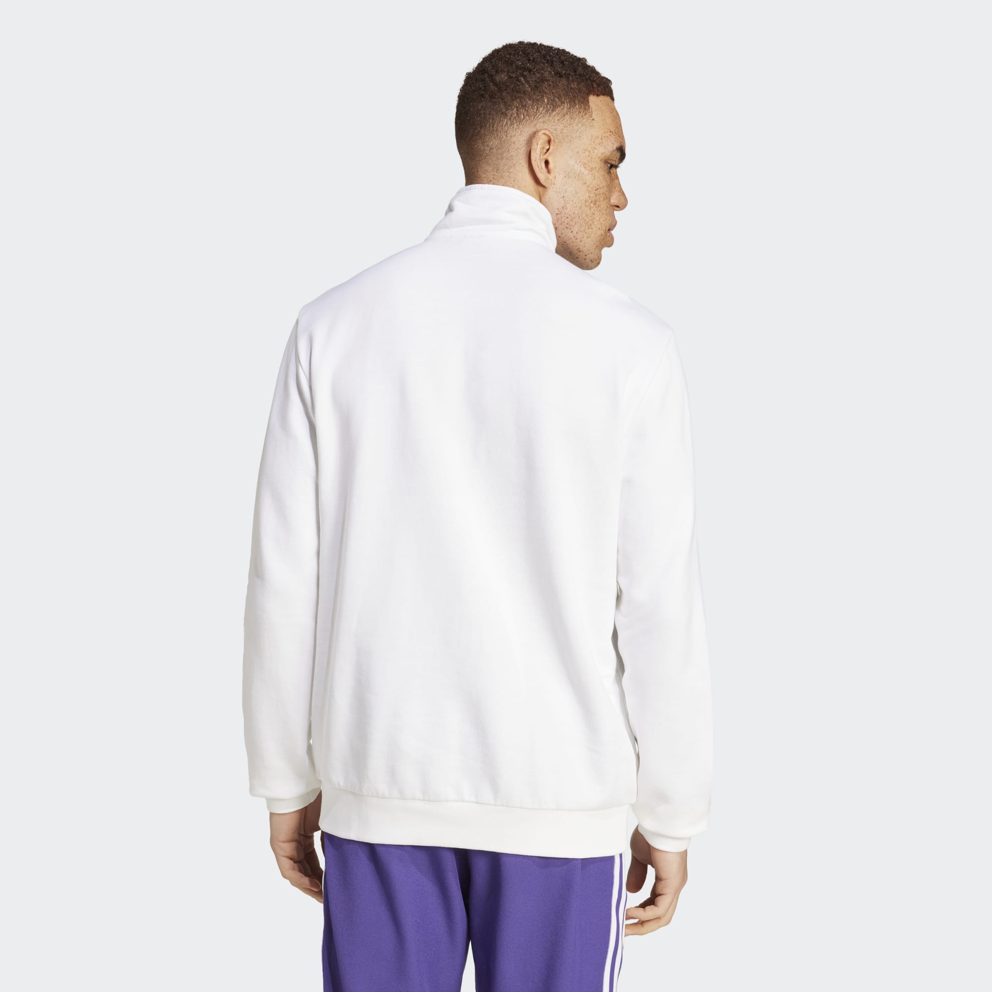 adidas Real Madrid Icon Half Zip Top - JF2574-ADIDAS by adidas | Available at Niky's Sports