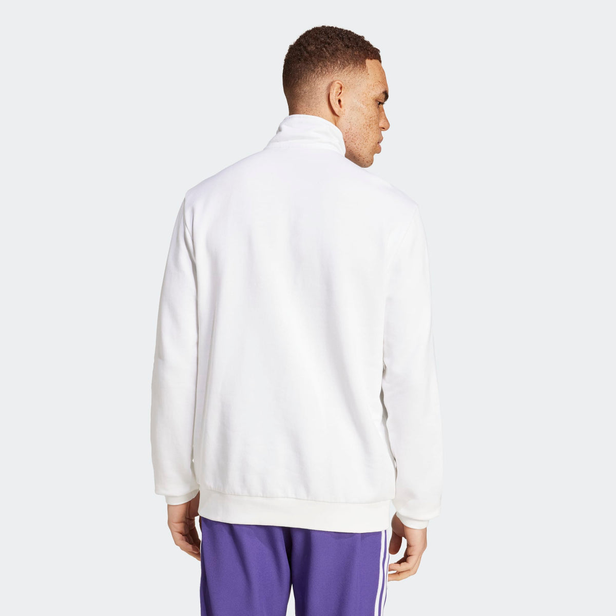 adidas Real Madrid Icon Half Zip Top - JF2574-ADIDAS by adidas | Available at Niky's Sports