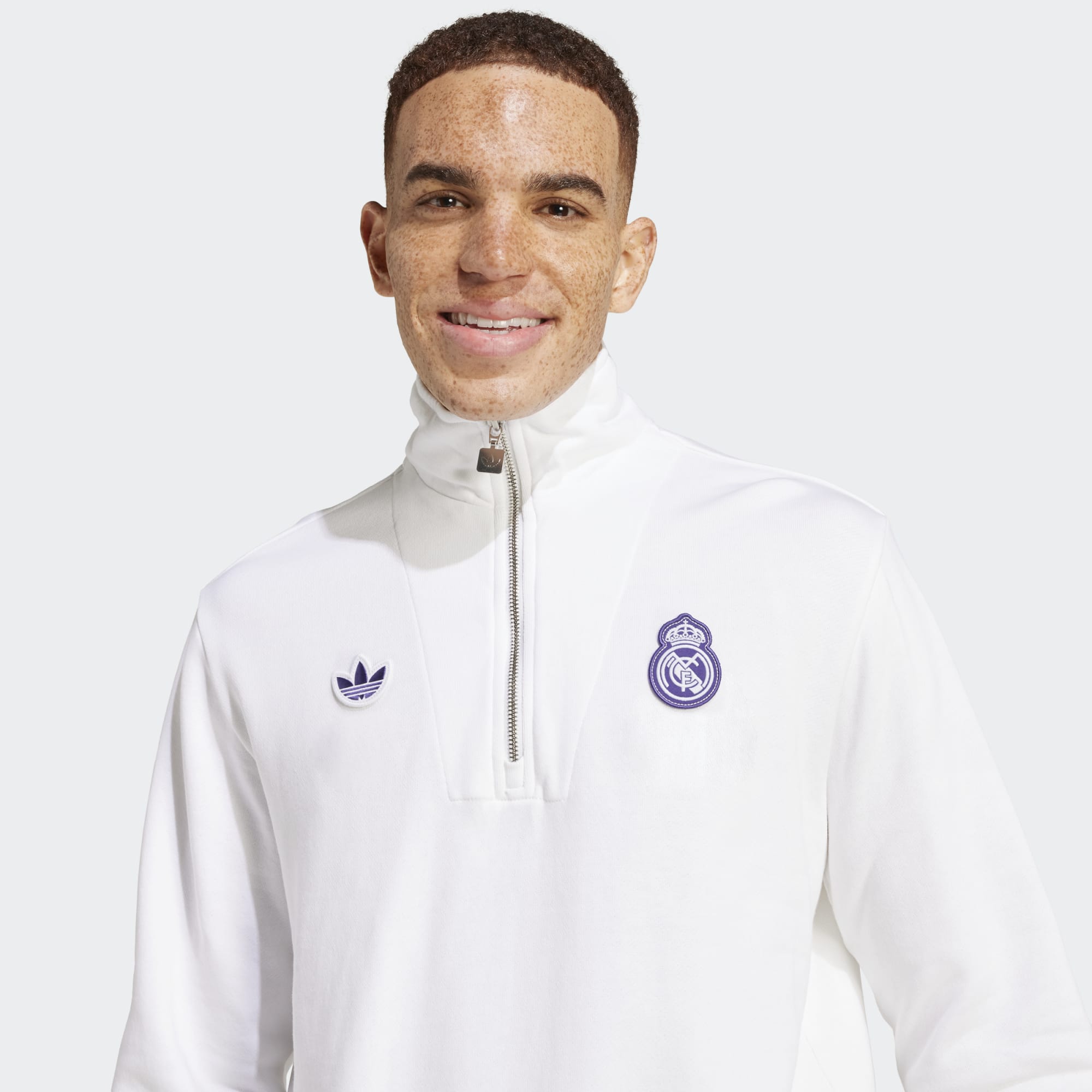 adidas Real Madrid Icon Half Zip Top