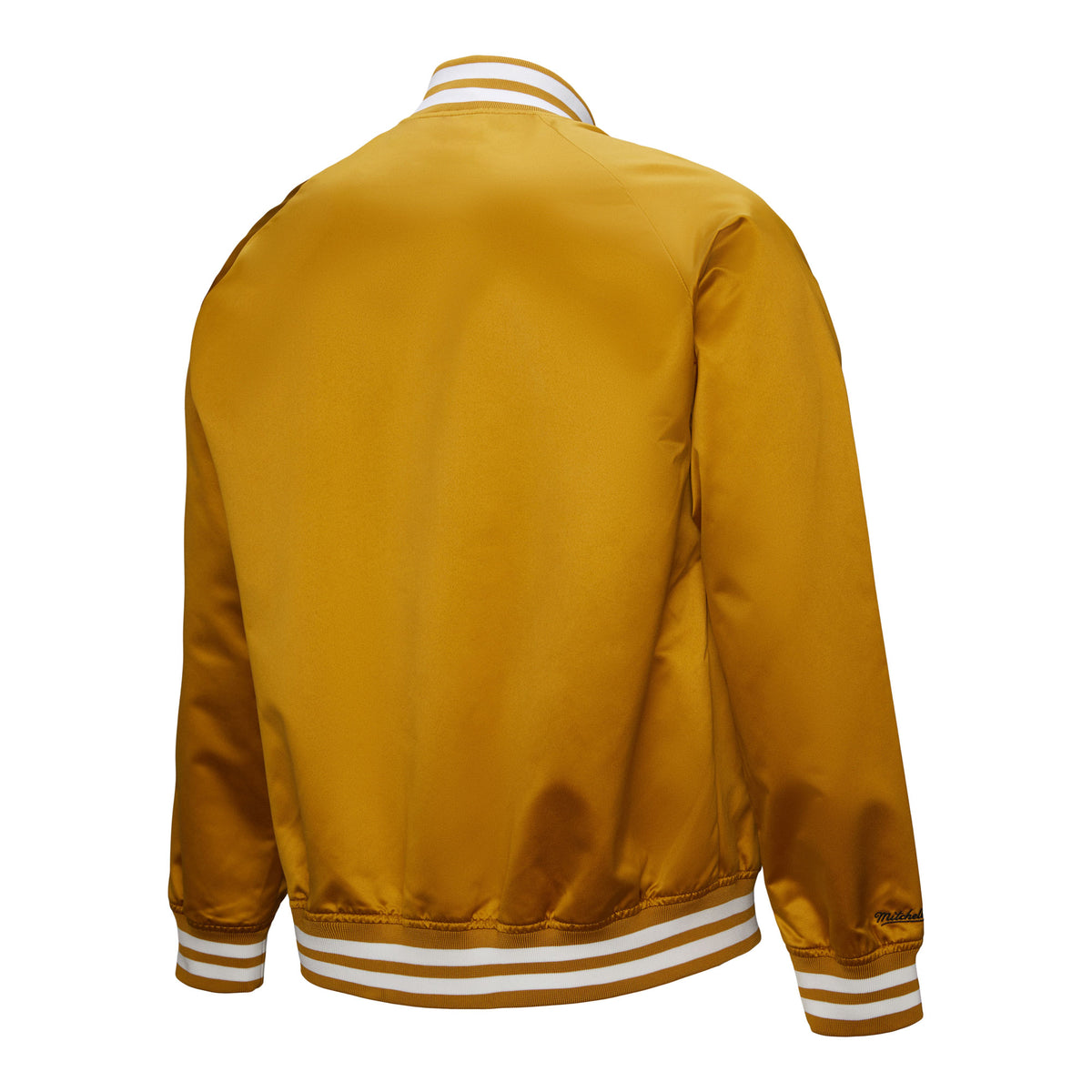 Mitchell and Ness LAFC Men's Satin Jacket - JK10780-LAFGOLD-MITCHELL & NESS by Mitchell & Ness | Available at Niky's Sports