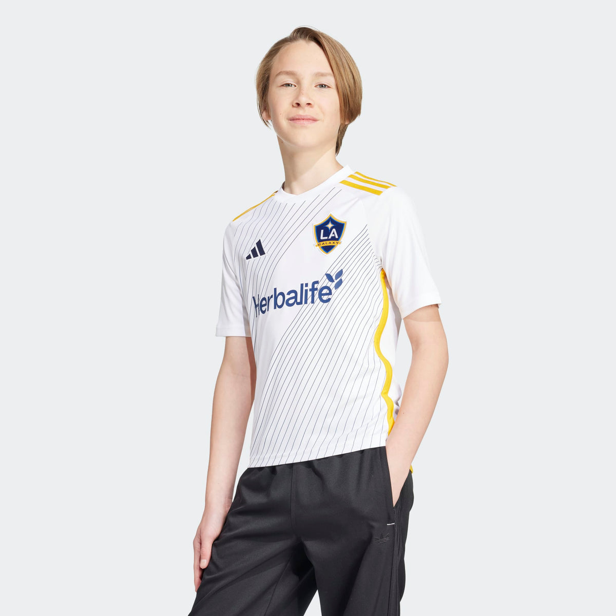 adidas LA Galaxy Home Kids 24/25 Jersey - JL5805-ADIDAS by adidas | Available at Niky&#39;s Sports