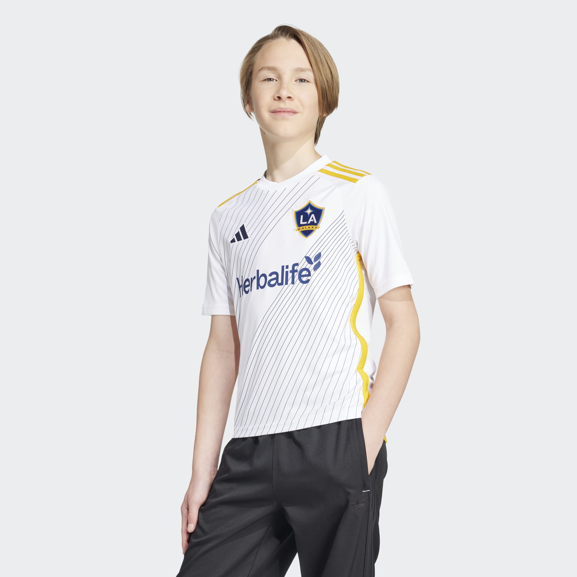adidas LA Galaxy Home Kids 24/25 Jersey - JL5805-ADIDAS by adidas | Available at Niky's Sports