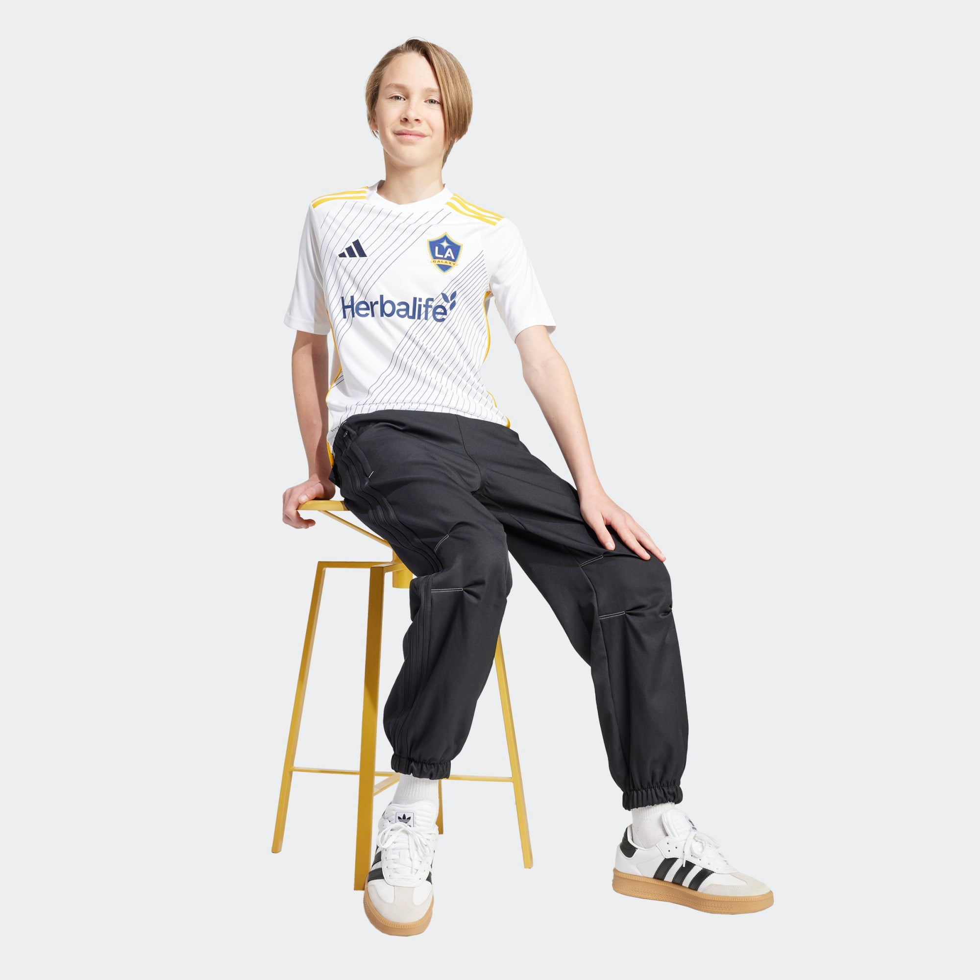adidas LA Galaxy Home Kids 24/25 Jersey - JL5805-ADIDAS by adidas | Available at Niky's Sports