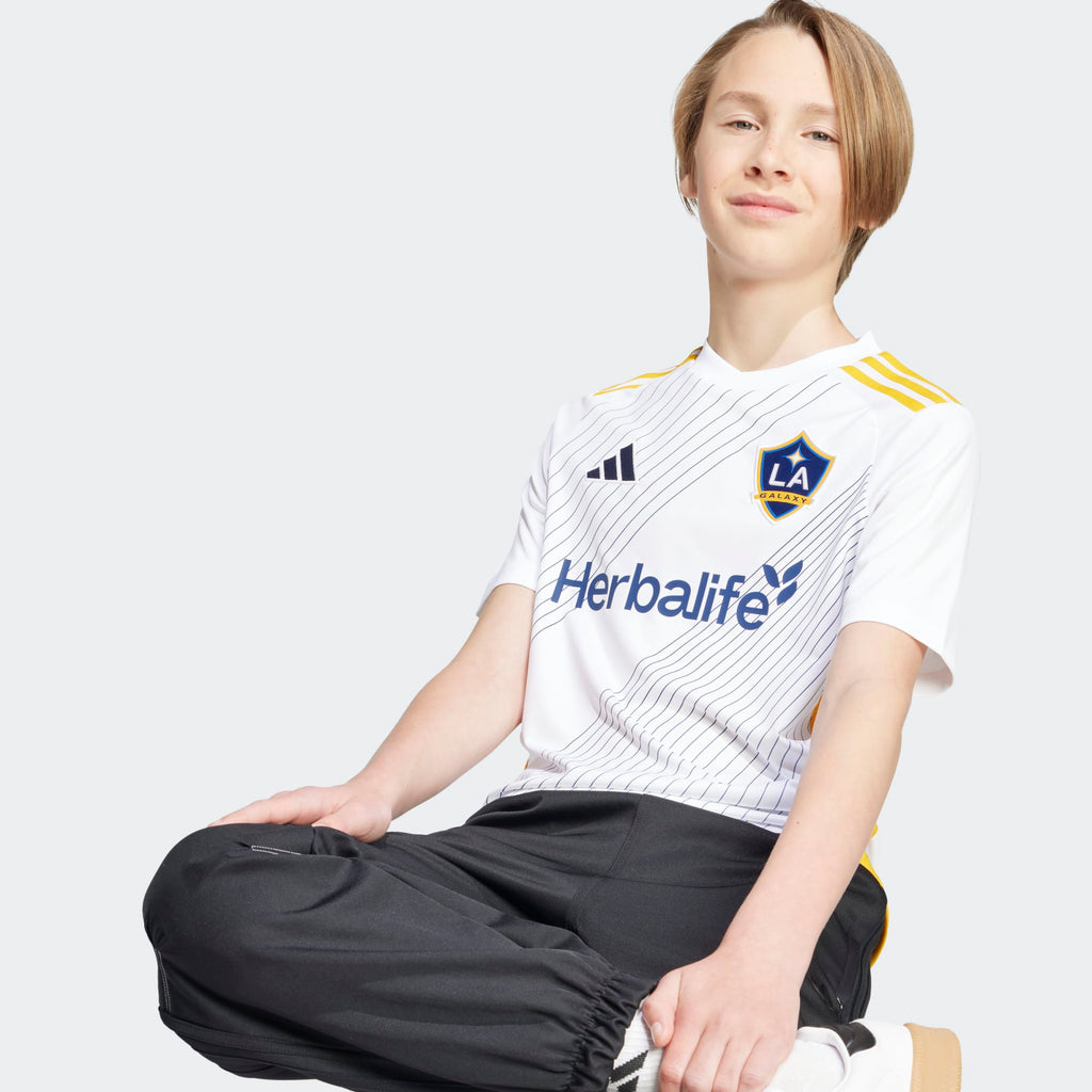 adidas LA Galaxy Home Kids 24/25 Jersey - JL5805-ADIDAS by adidas | Available at Niky's Sports