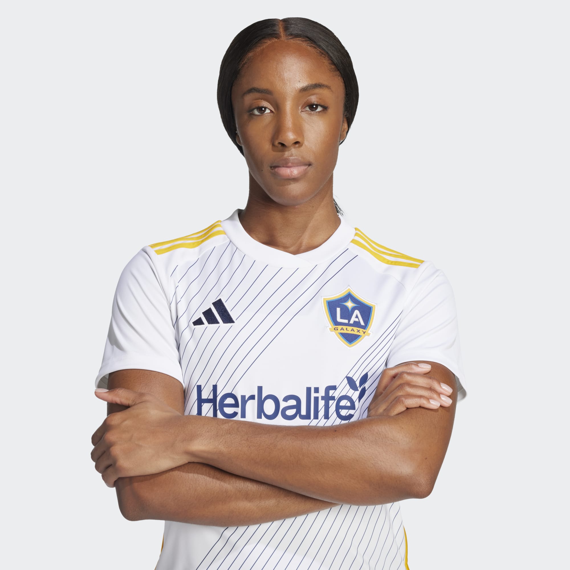 adidas LA Galaxy 2025 Official Women's Home Jersey - JL5807-ADIDAS by adidas | Available at Niky's Sports