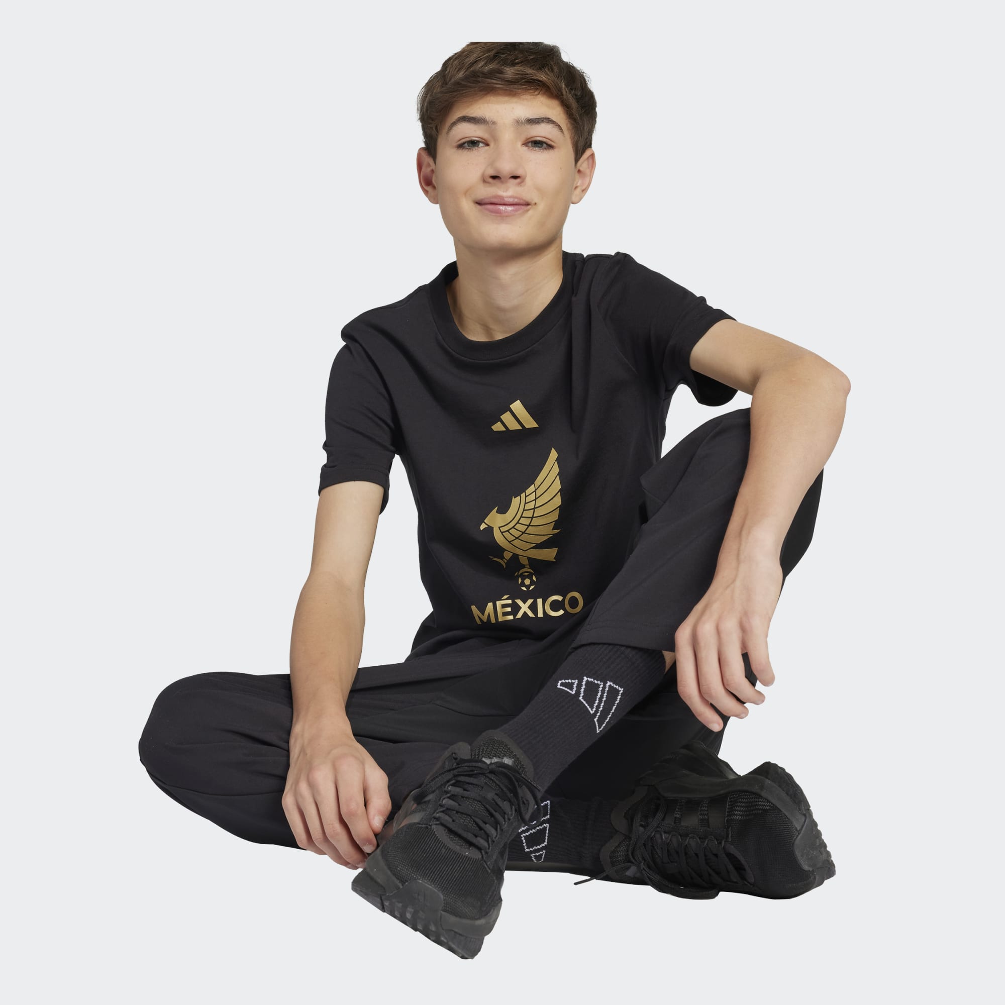 adidas Mexico De Oro DNA Tee Kids - JM2871-ADIDAS by adidas | Available at Niky's Sports