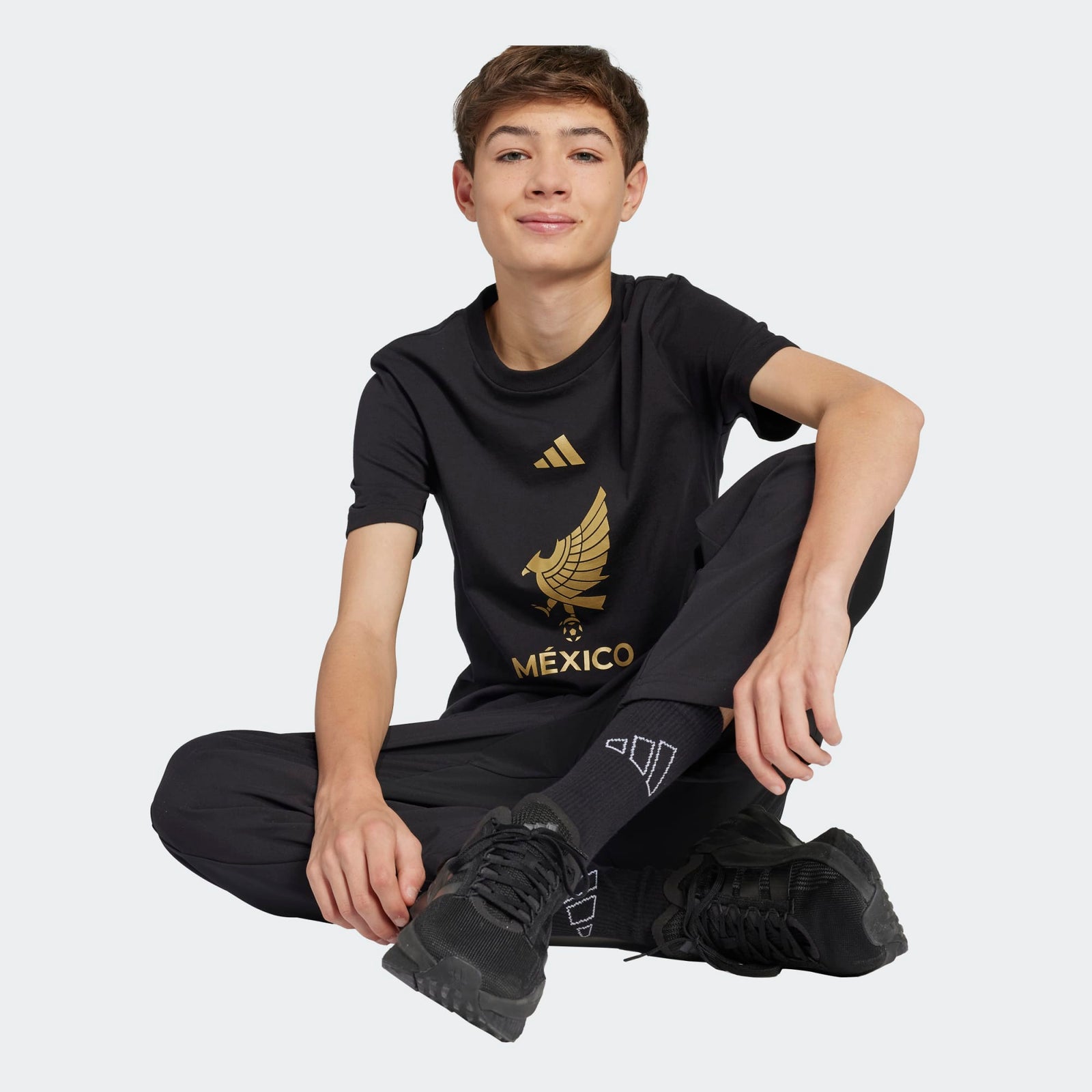 adidas Mexico De Oro DNA Tee Kids - JM2871-ADIDAS by adidas | Available at Niky's Sports