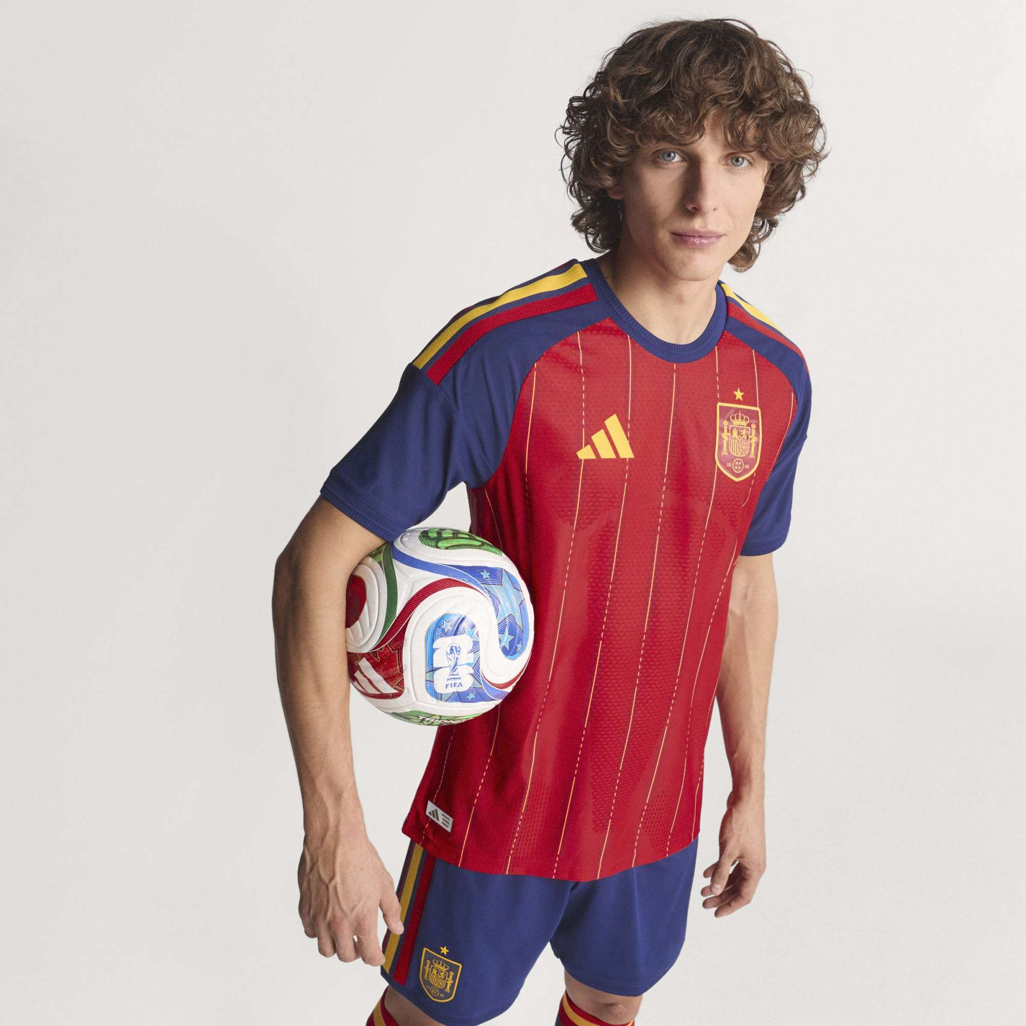 adidas Spain 26 Home Men's Authentic Jersey