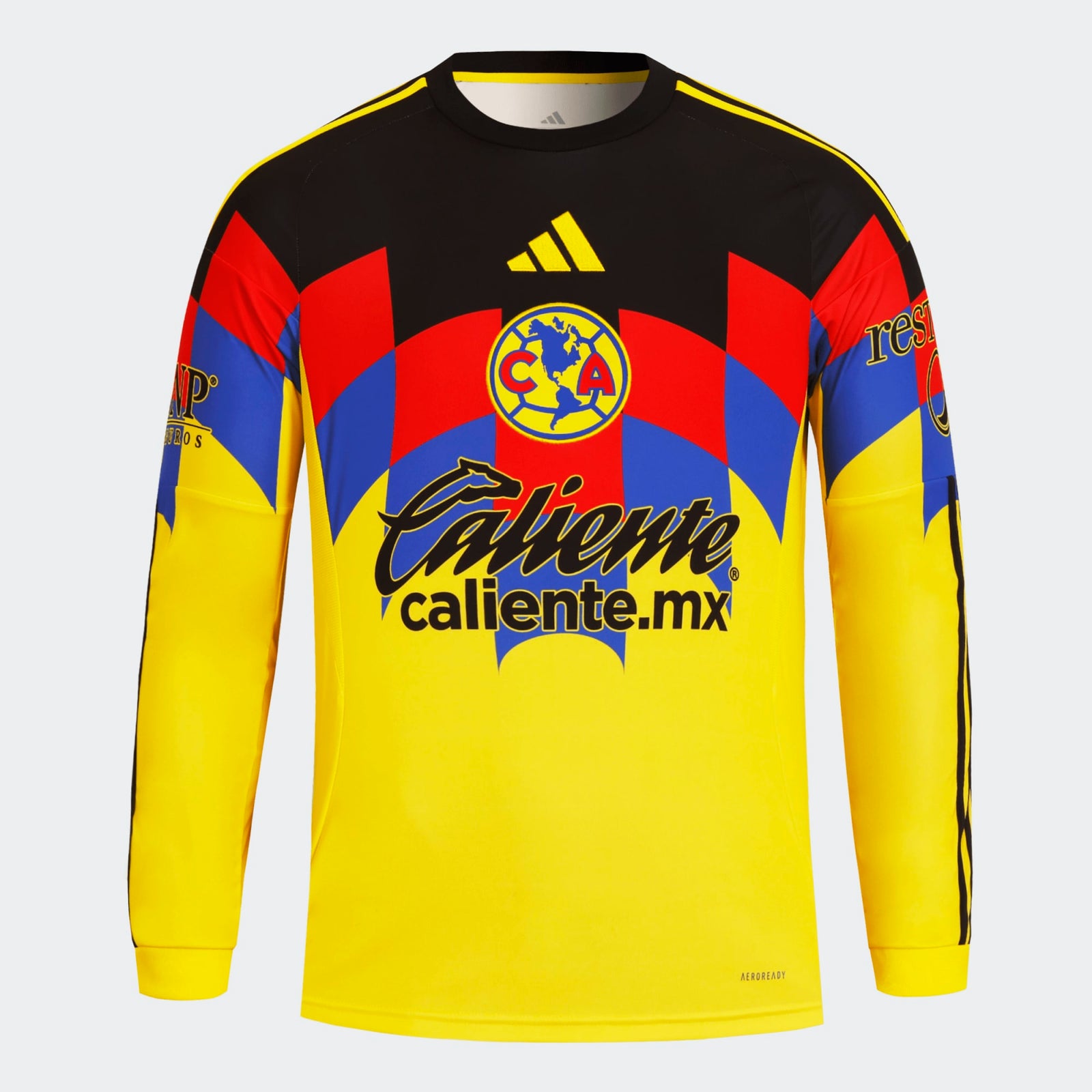 adida Club America Men's Home 25/26 Long Sleeve Jersey - JN8636-ADIDAS by adidas | Available at Niky's Sports