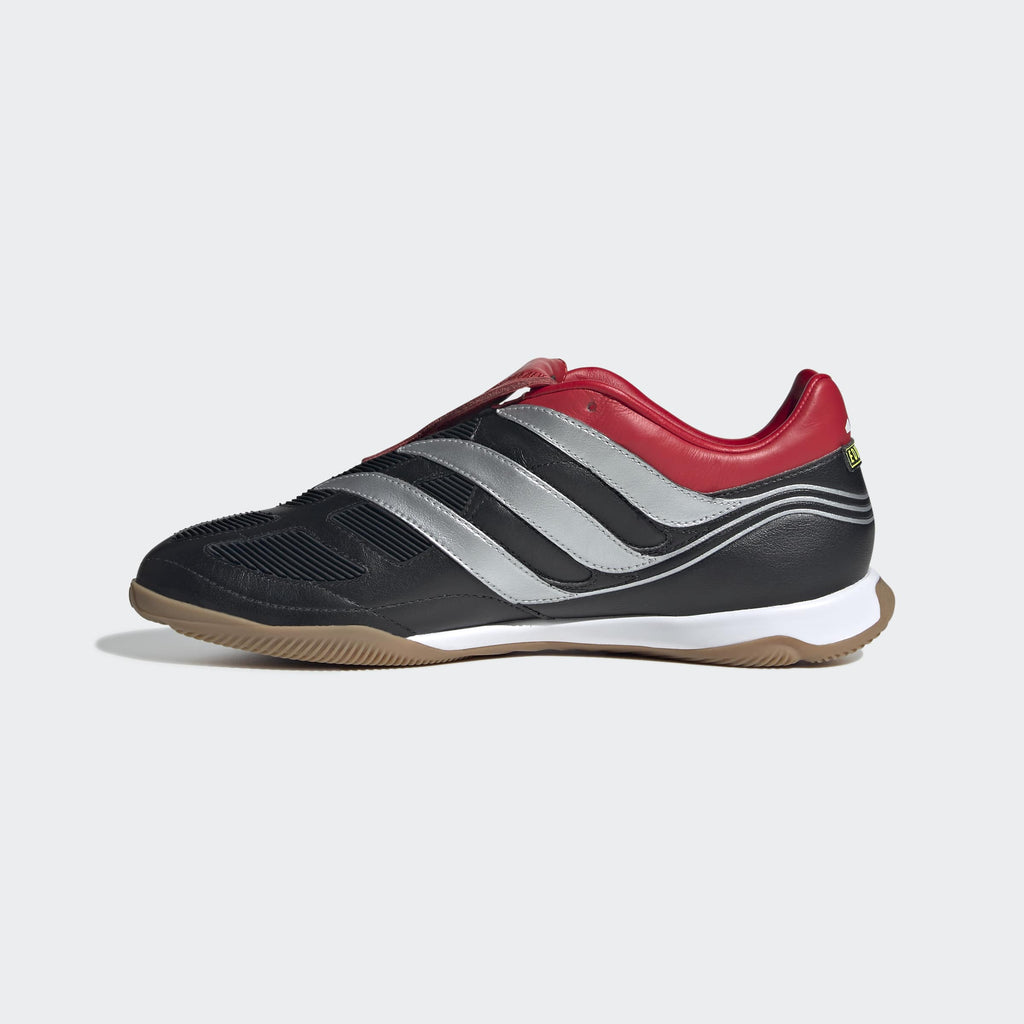 adidas Predator Precision Street Shoes - Black / Silver - Side Medial Center View  49dace09-e3a3-40b0-a639-6d54303ce43c