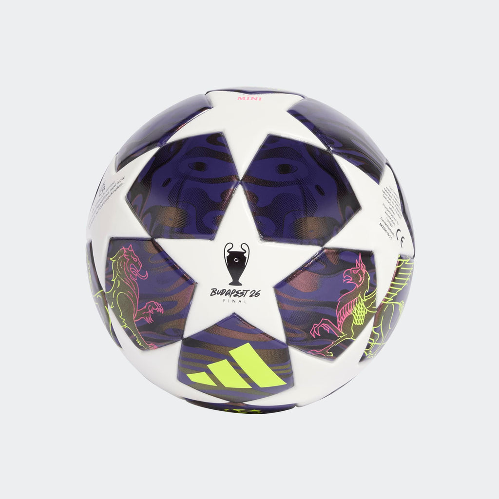 adidas UEFA CHAMPIONS LEAGUE 25/26 FINAL MINI BALL - JX9099-ADIDAS by ADIDAS | Available at Niky's Sports