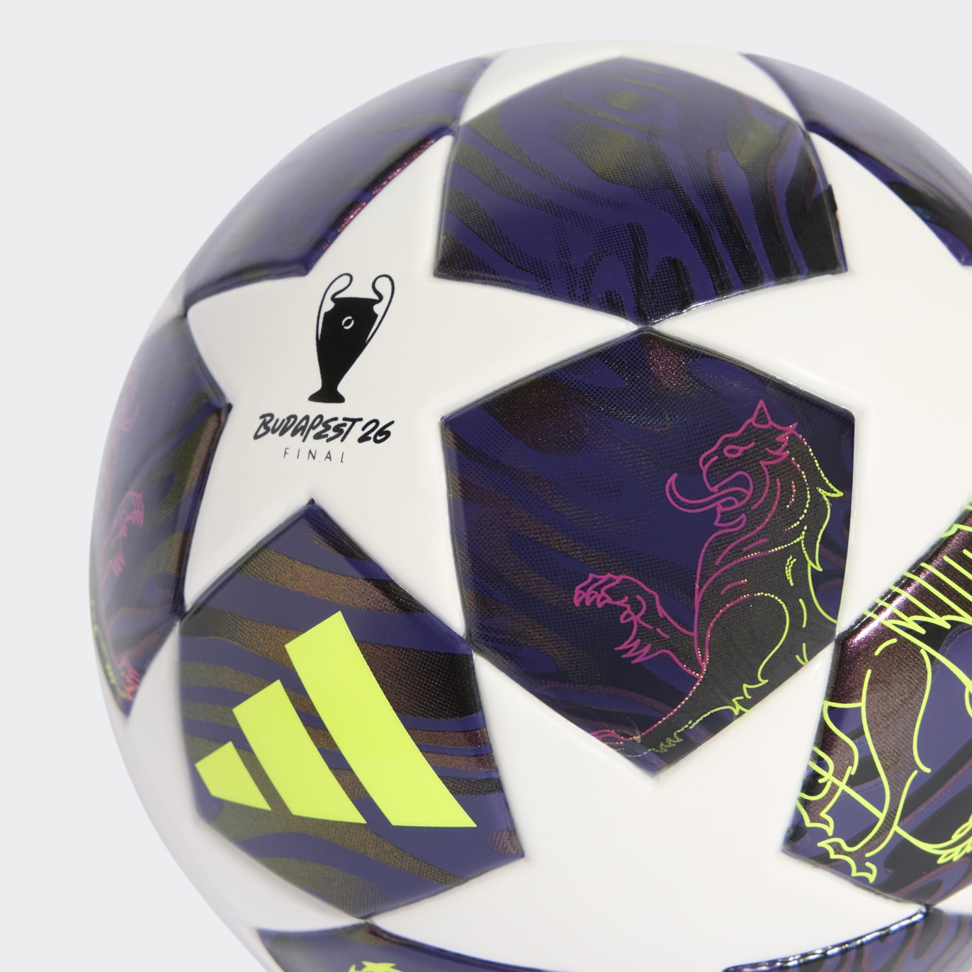 adidas UEFA CHAMPIONS LEAGUE 25/26 FINAL MINI BALL - JX9099-ADIDAS by ADIDAS | Available at Niky's Sports