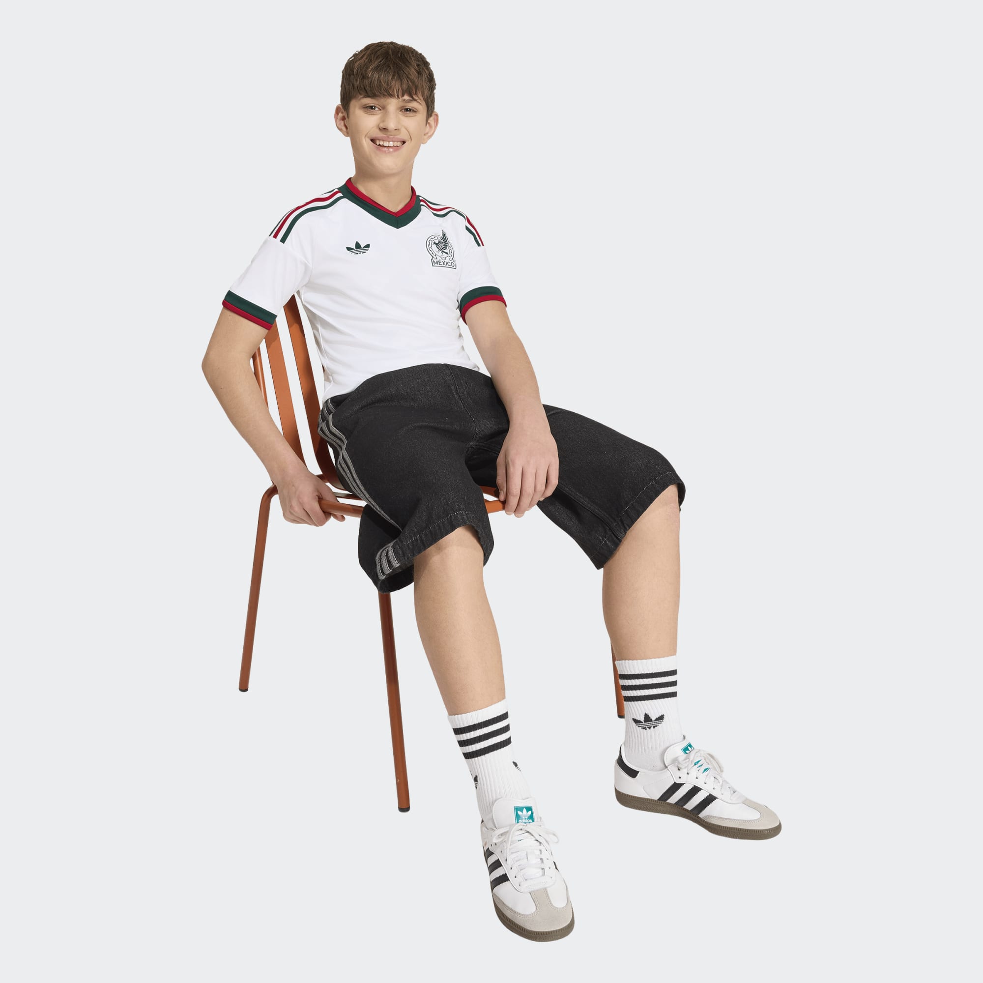 adidas Mexico 26 Away Kids Jersey - JY5542-ADIDAS by adidas | Available at Niky's Sports