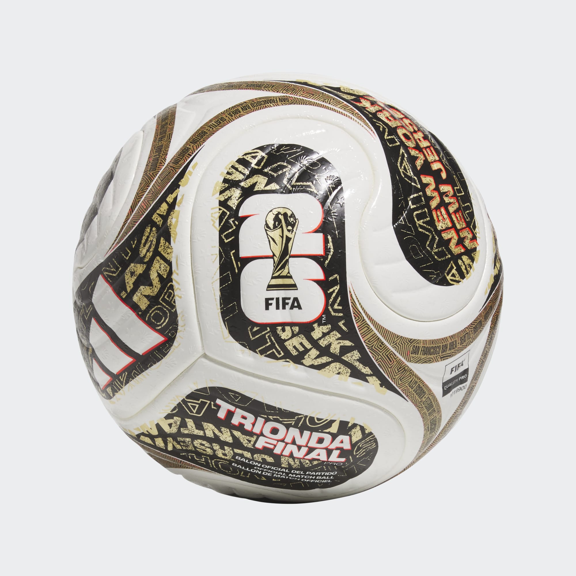 adidas Trionda 2026 World Cup Final Pro Official Match Soccer Ball - JY8928-adidas by adidas | Available at Niky's Sports
