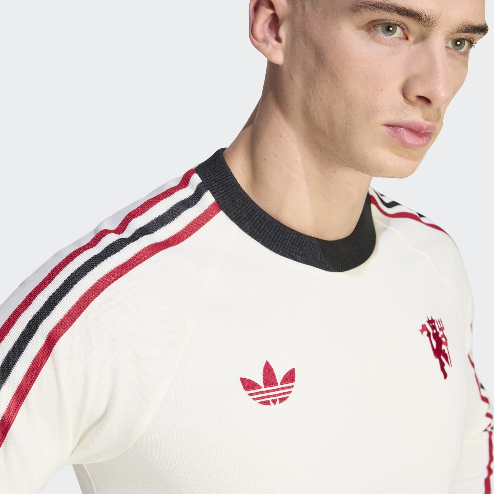 adidas Manchester United Originals Long Sleeve T-Shirt - JL6115-ADIDAS by adidas | Available at Niky's Sports