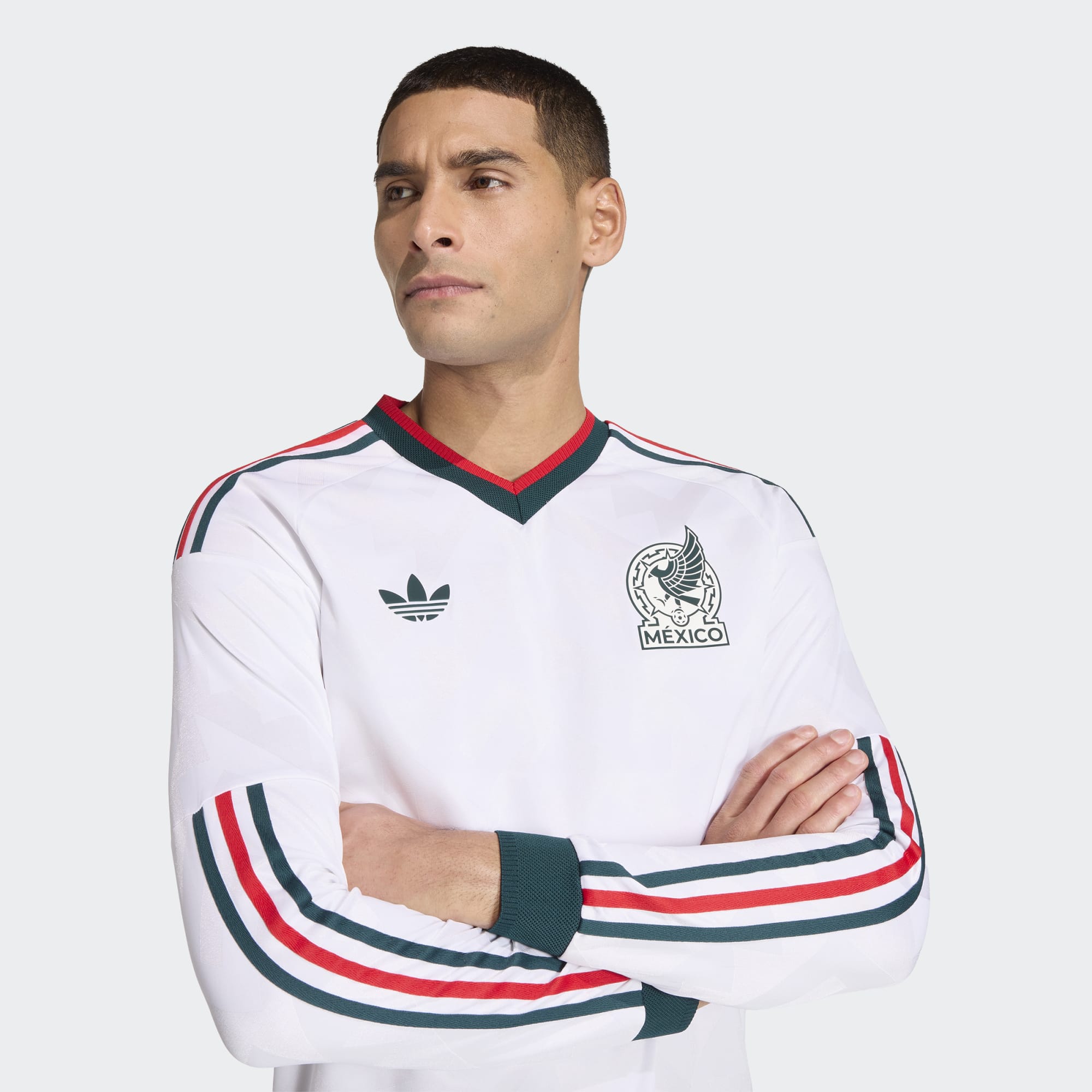 adidas Mexico 26 Away Men's Long Sleeve Authentic Jersey