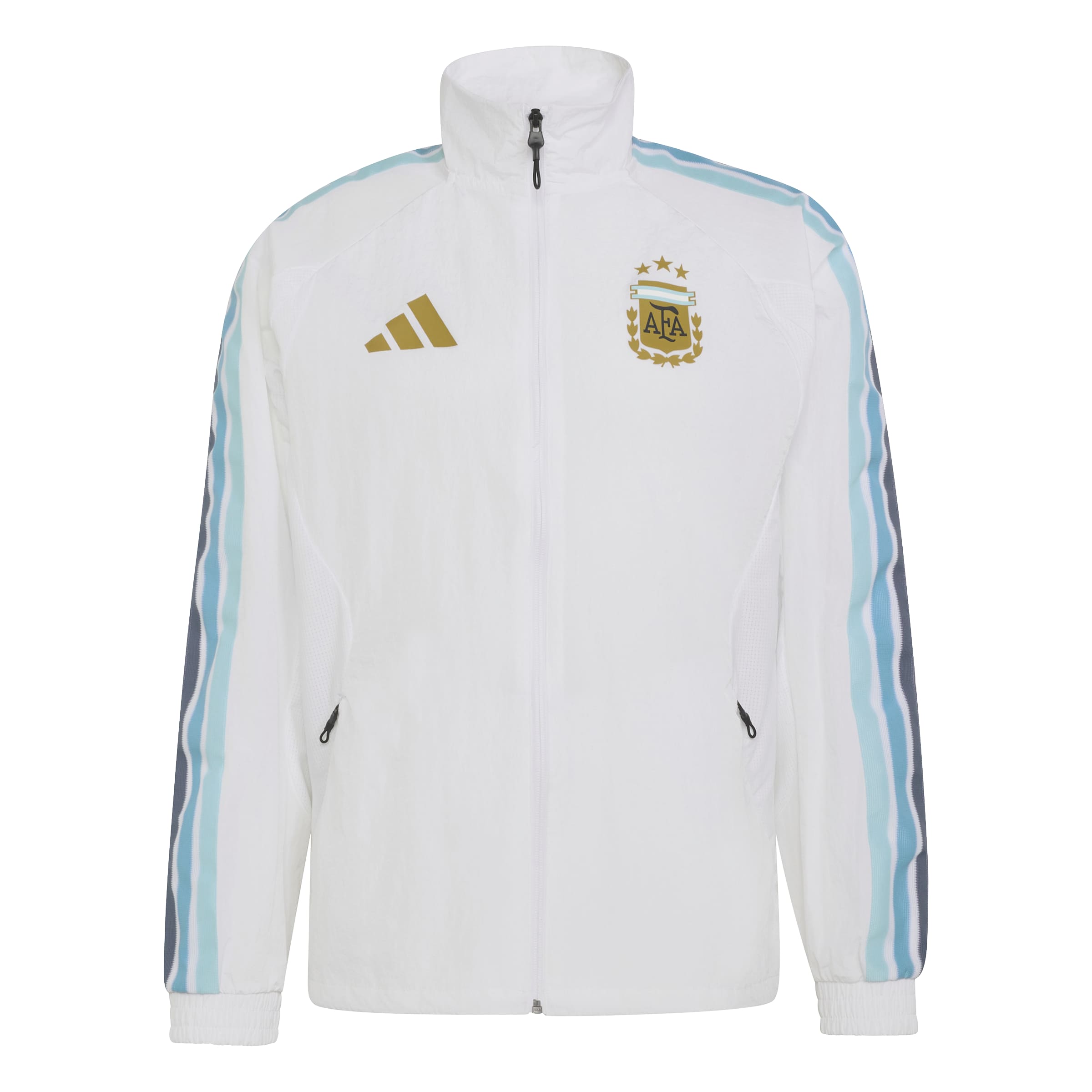 adidas Argentina Home Anthem Jacket - JZ6285-ADIDAS by adidas | Available at Niky's Sports