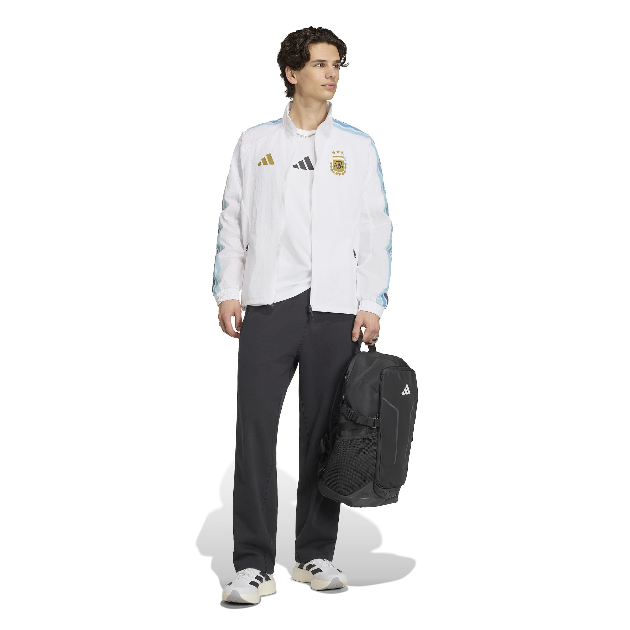 adidas Argentina Home Anthem Jacket - JZ6285-ADIDAS by adidas | Available at Niky's Sports