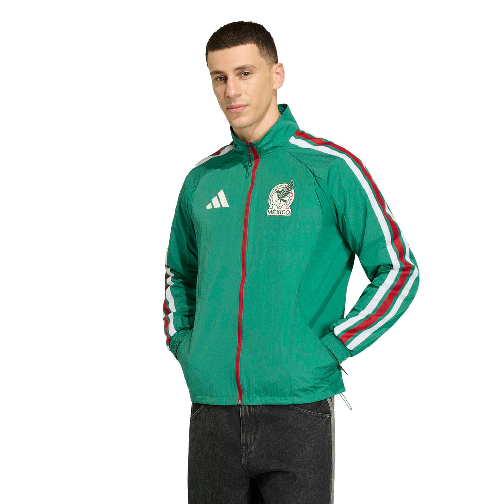adidas Mexico Home 2026 Anthem Jacket - JZ6458-ADIDAS by adidas | Available at Niky's Sports