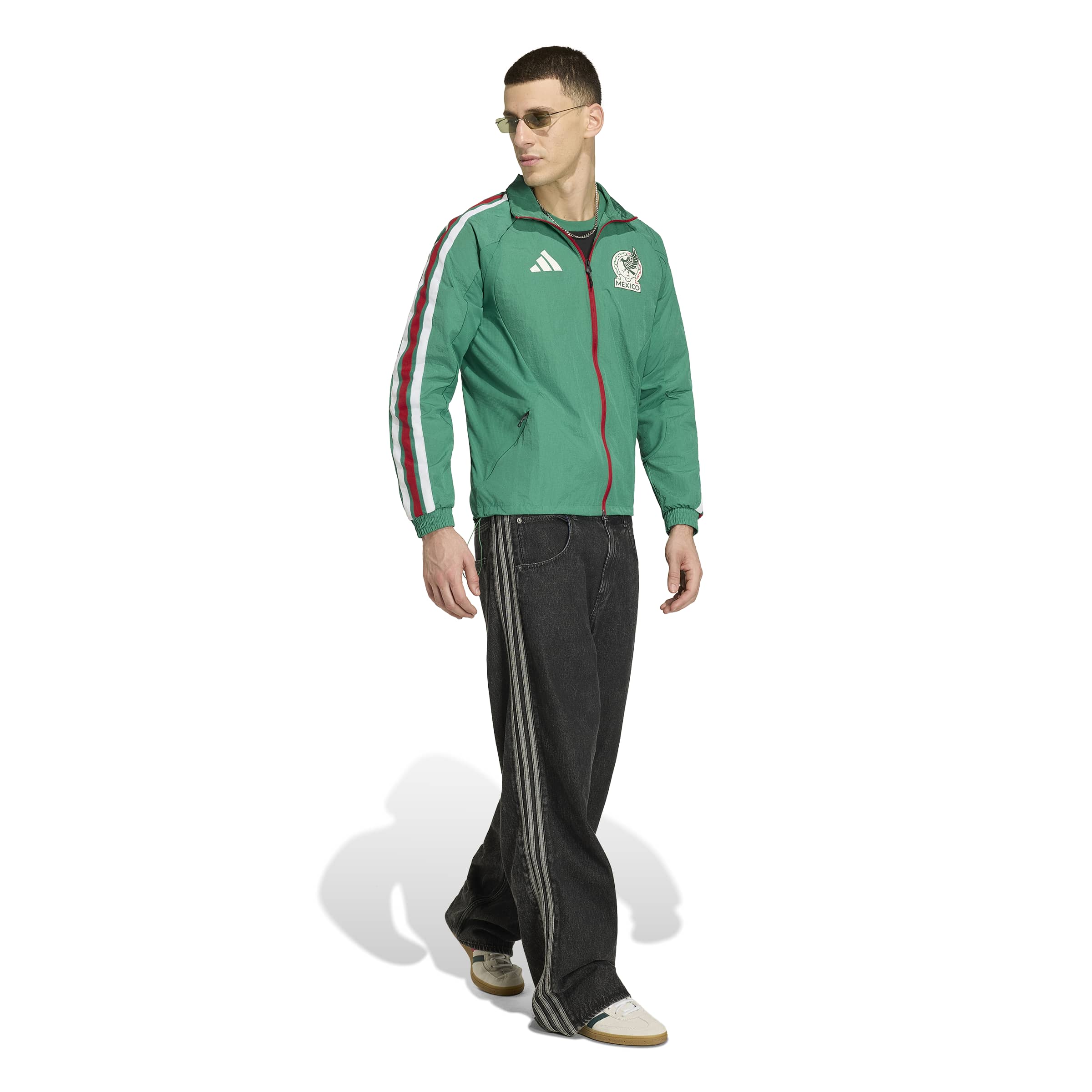 adidas Mexico Home 2026 Anthem Jacket - JZ6458-ADIDAS by adidas | Available at Niky's Sports