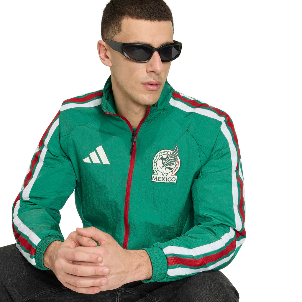 adidas Mexico Home 2026 Anthem Jacket - JZ6458-ADIDAS by adidas | Available at Niky's Sports