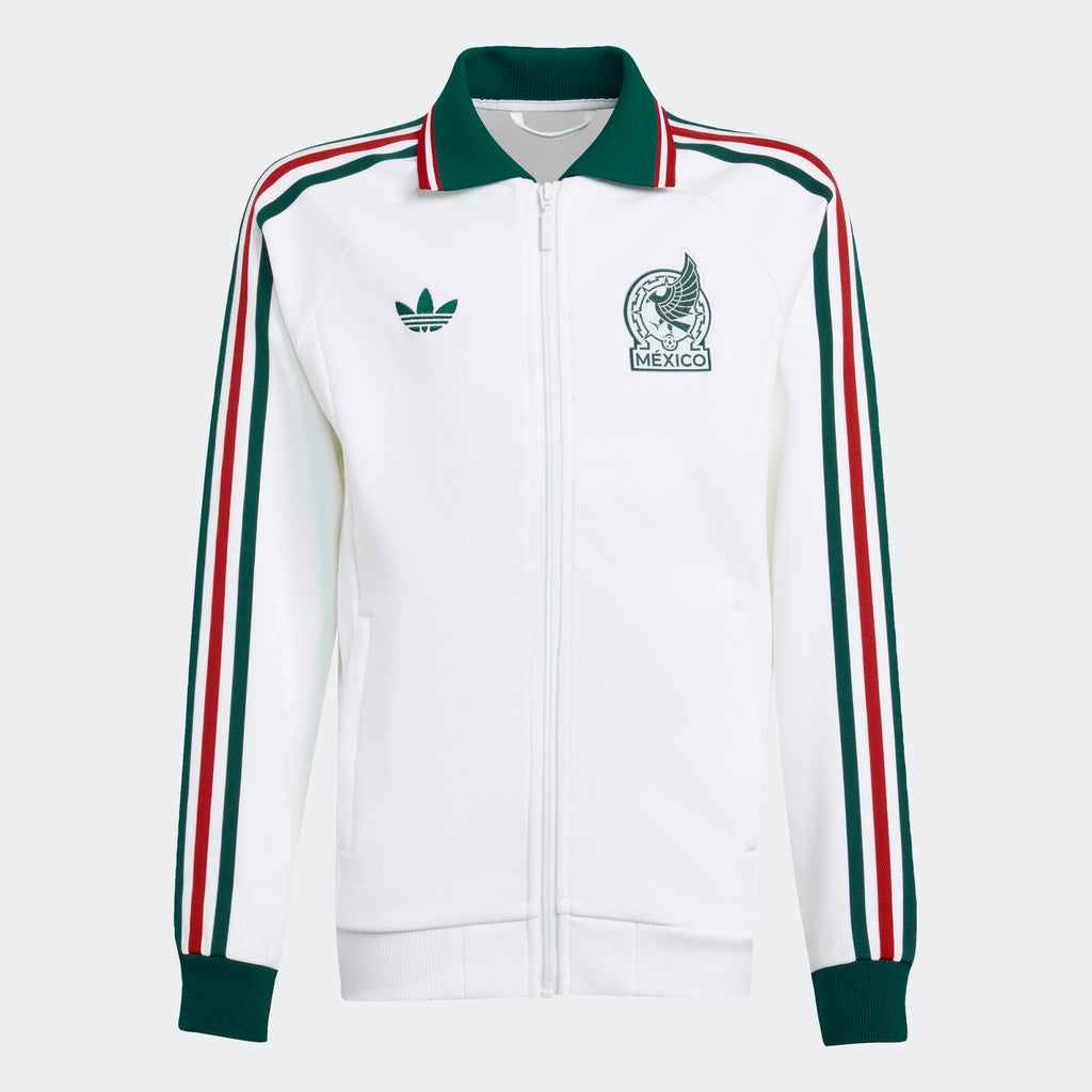 adidas Mexico Away Anthem Jacket Kids - JZ6461-ADIDAS by adidas | Available at Niky's Sports