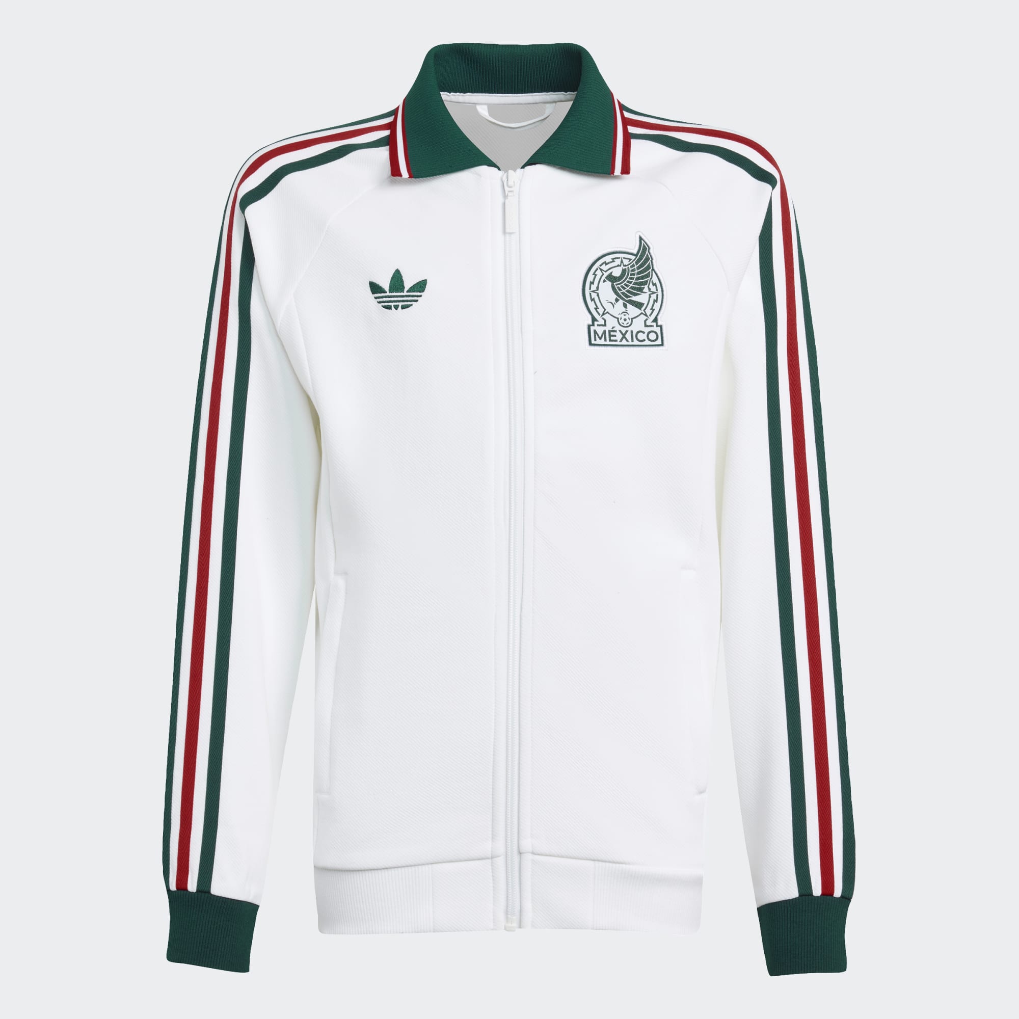 adidas Mexico Away Anthem Jacket Kids - JZ6461-ADIDAS by adidas | Available at Niky's Sports