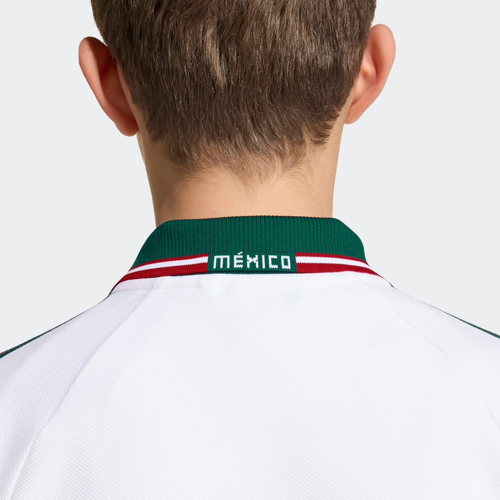 adidas Mexico Away Anthem Jacket Kids - JZ6461-ADIDAS by adidas | Available at Niky's Sports